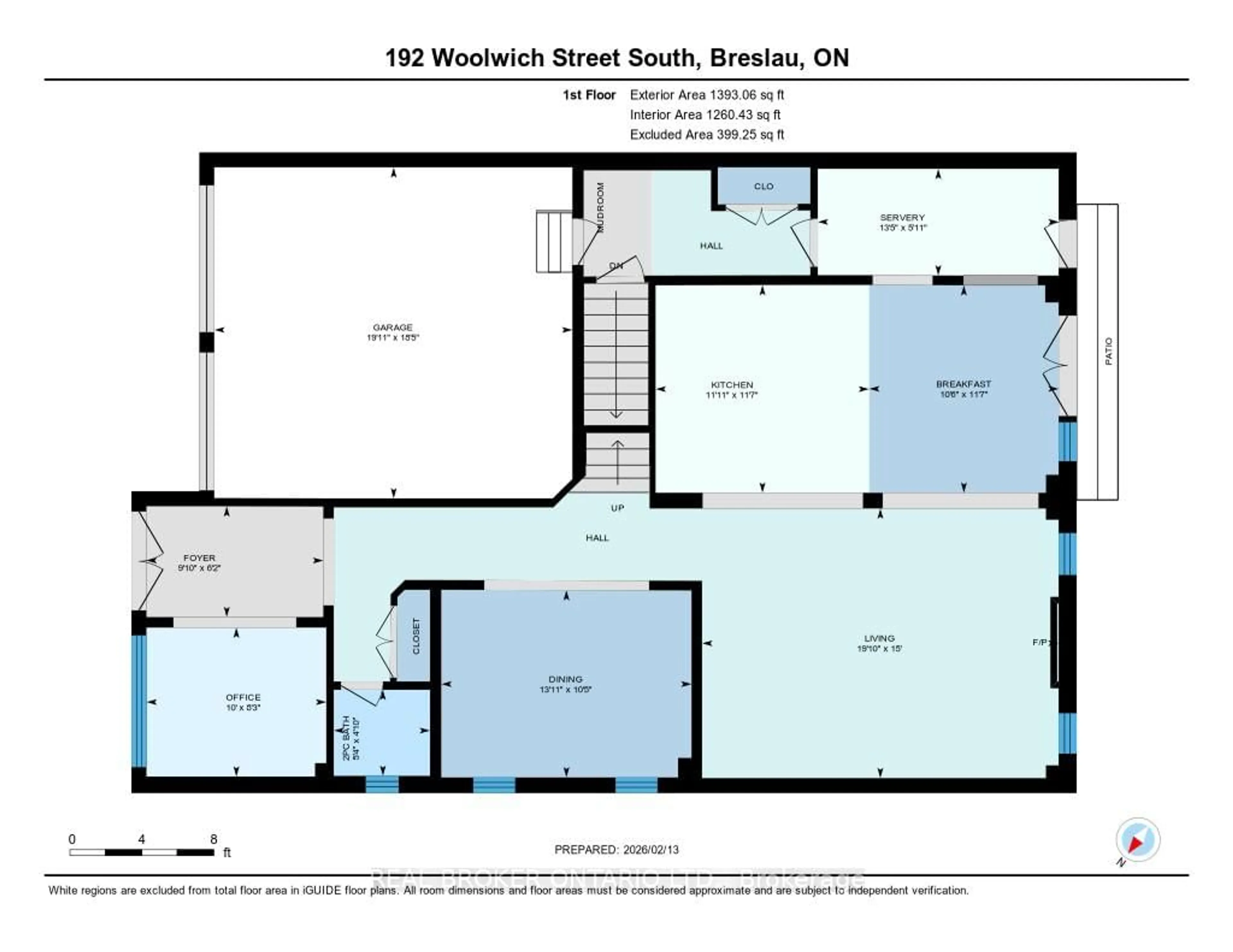 Floor plan for 192 Woolwich St, Woolwich Ontario N0B 1M0
