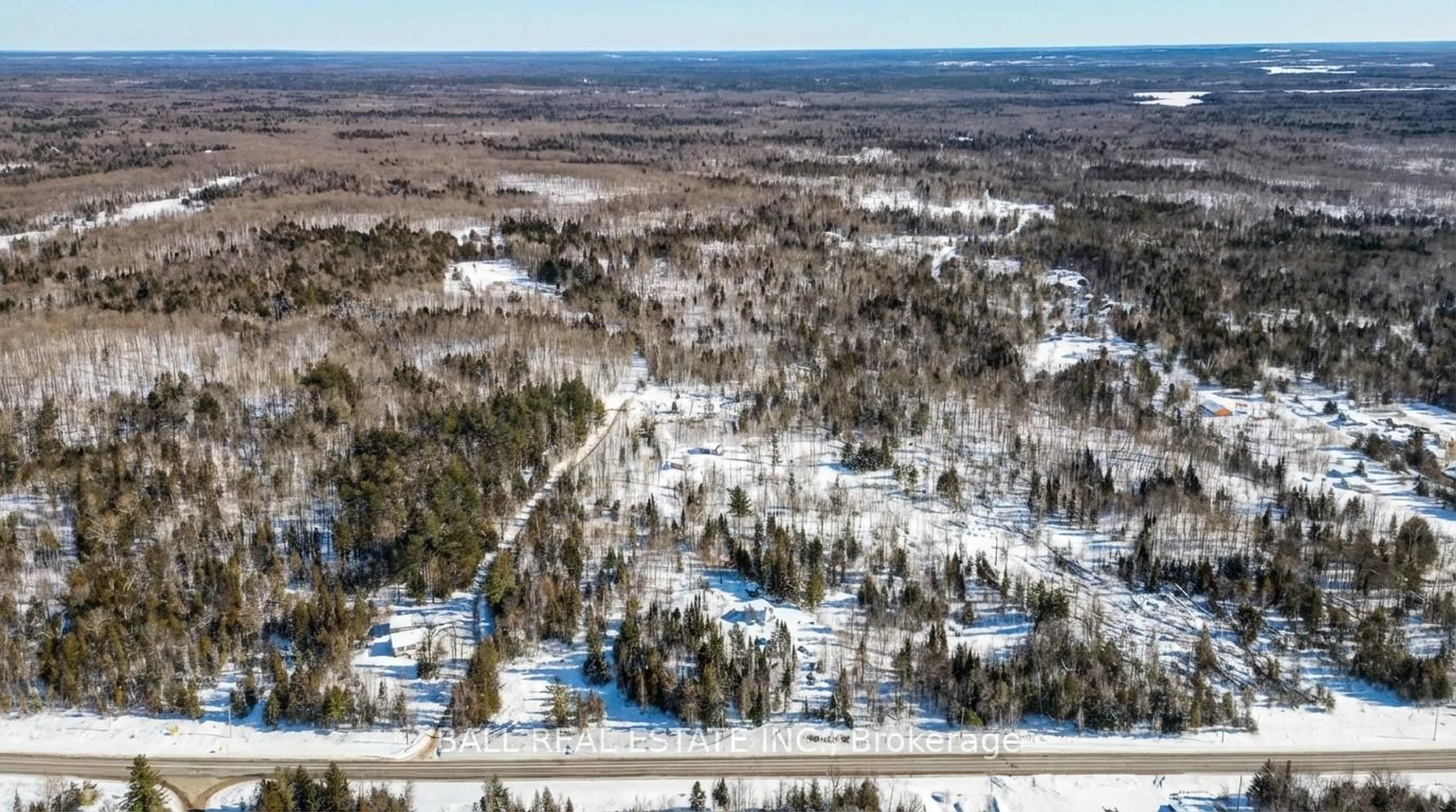 A pic from outside/outdoor area/front of a property/back of a property/a pic from drone, forest/trees view for 18610 Highway 62 N, Madoc Ontario K0K 1Y0
