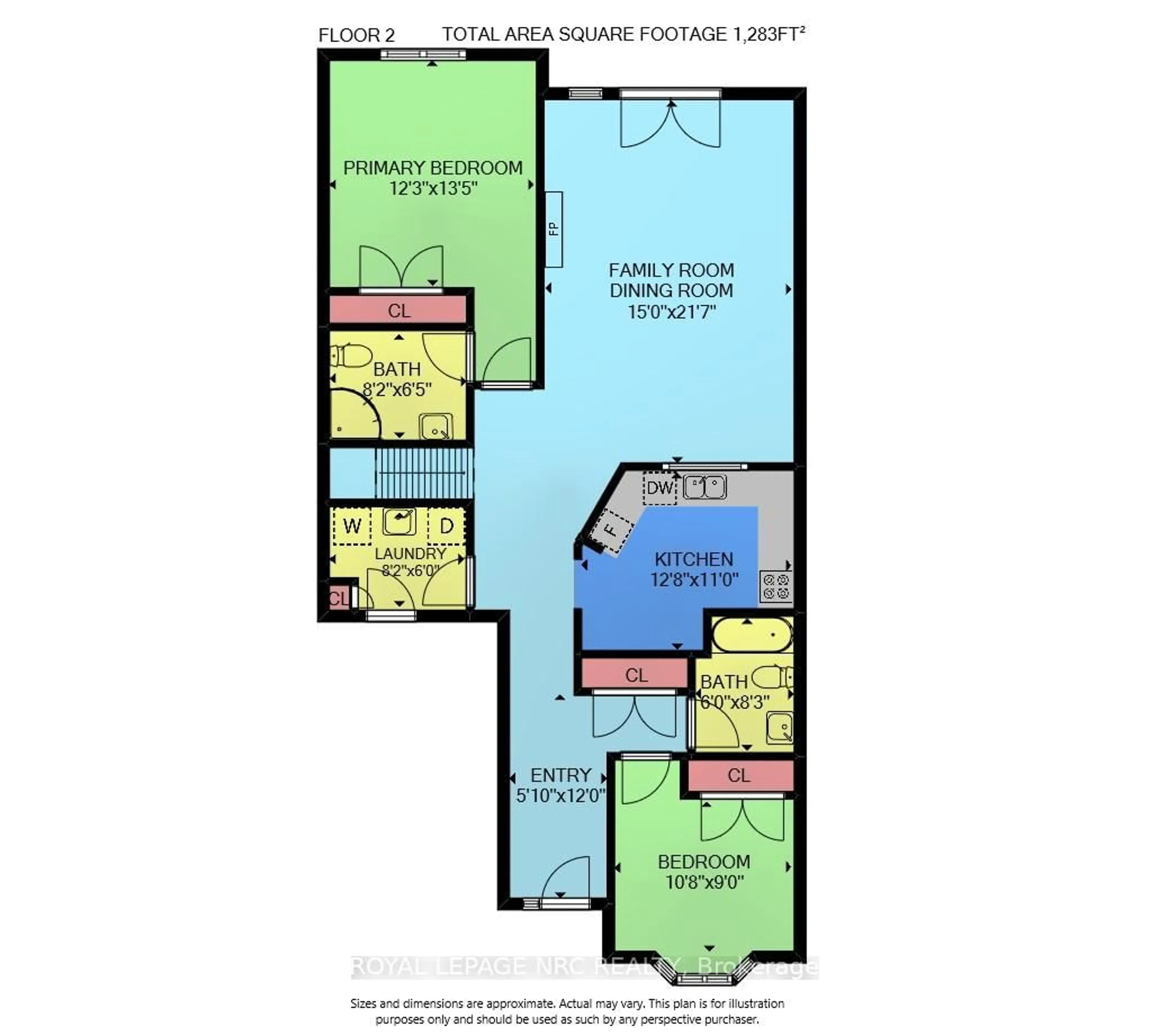Floor plan for 99 Linwell Rd #18, St. Catharines Ontario L2N 1R6