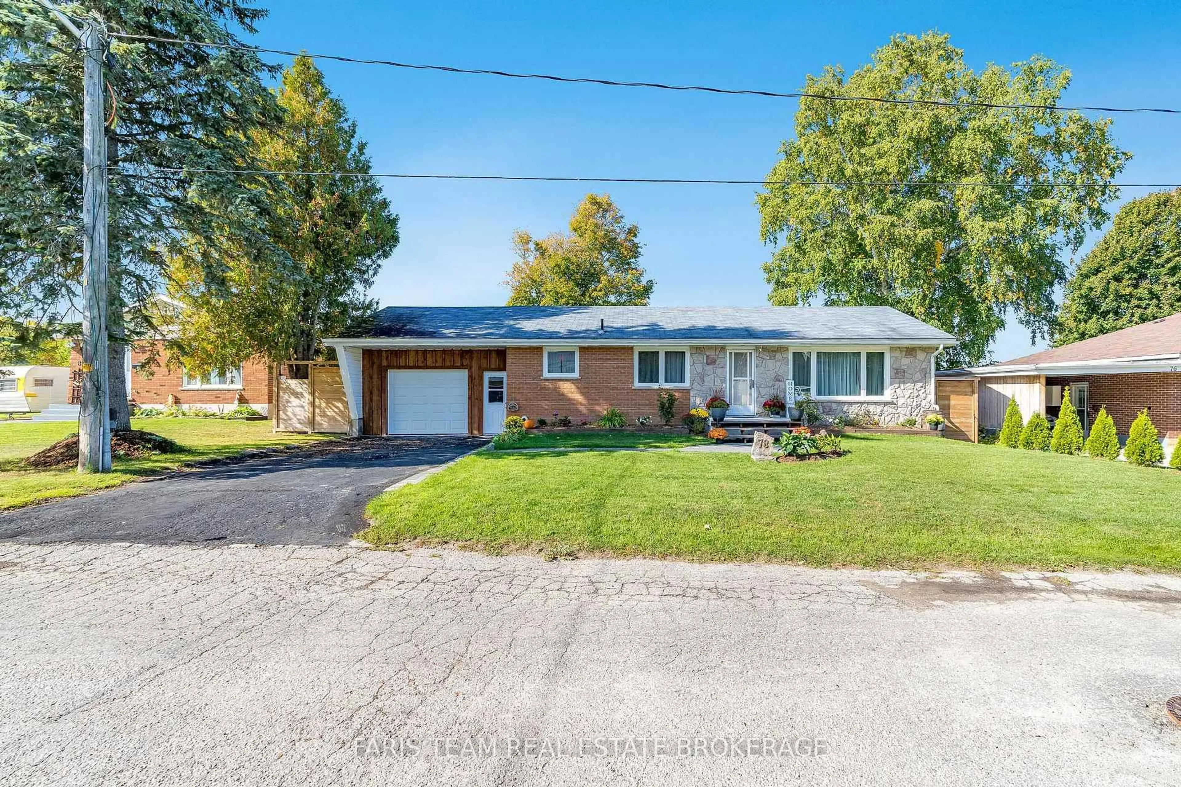 Home with brick exterior material, street for 78 McKibbon Dr, Meaford Ontario N4L 1C6