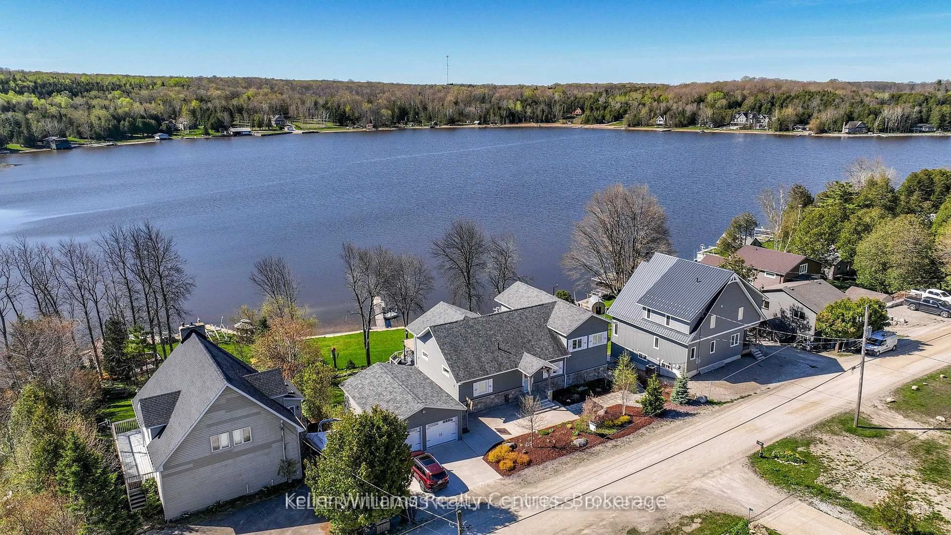 A pic from outside/outdoor area/front of a property/back of a property/a pic from drone, water/lake/river/ocean view for 74 NORTH SHORE Rd, Northern Bruce Peninsula Ontario N0H 1W0