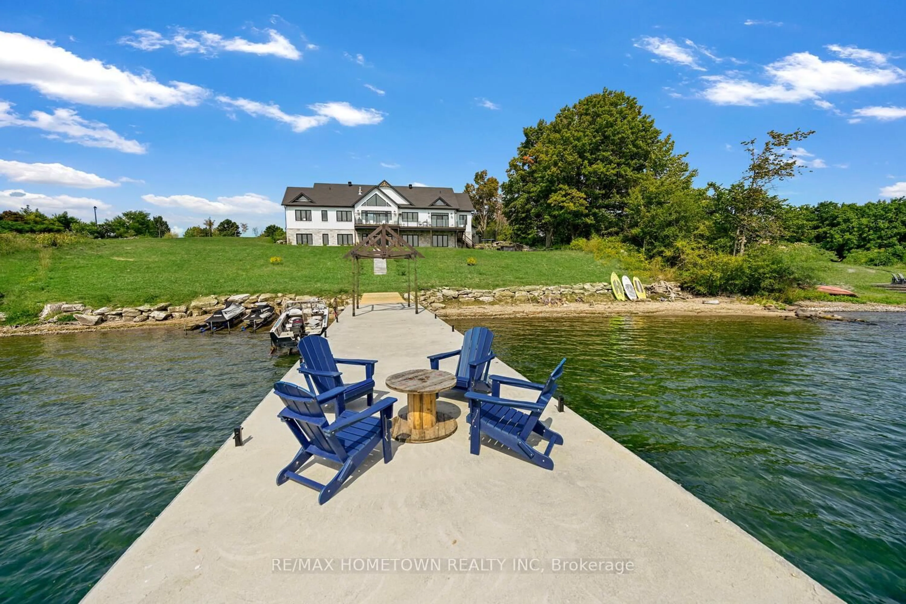 Patio, water/lake/river/ocean view for 5 Shoreside Way, Augusta Ontario K6V 5T1