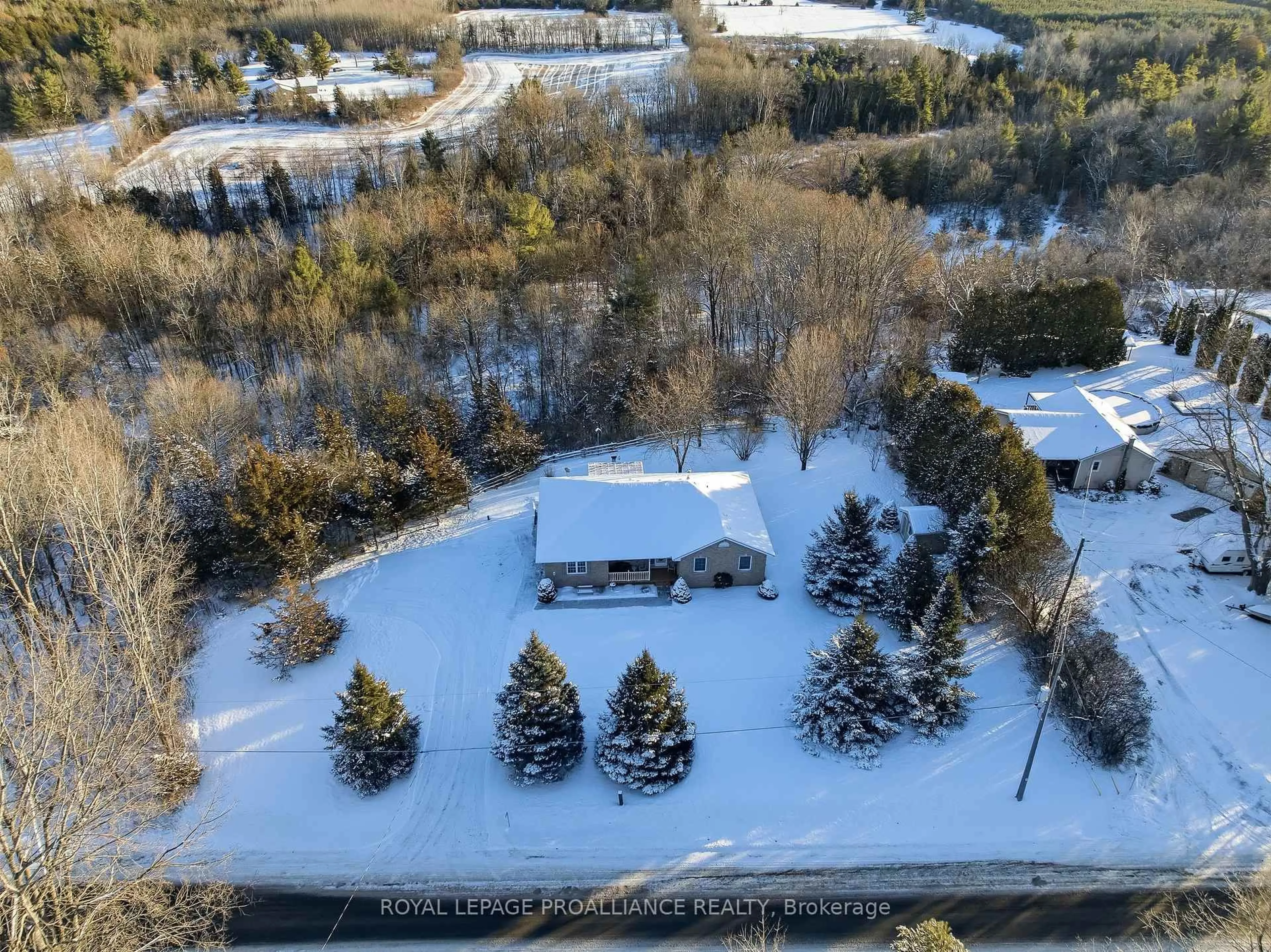 A pic from outside/outdoor area/front of a property/back of a property/a pic from drone, unknown for 16607 Telephone Rd, Brighton Ontario K0K 1H0
