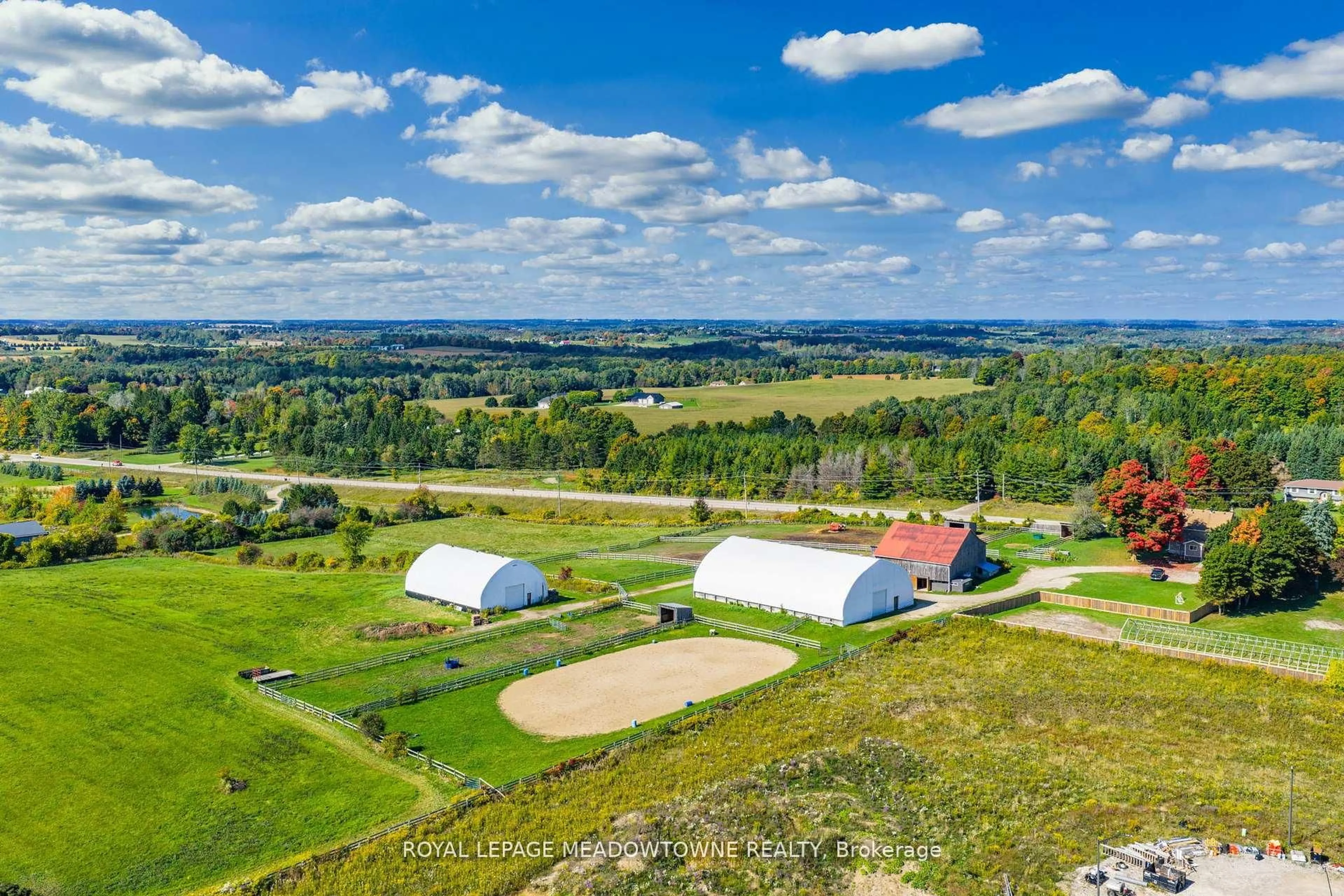A pic from outside/outdoor area/front of a property/back of a property/a pic from drone, unknown for 8863 Wellington 124 Rd, Erin Ontario N1H 6H7