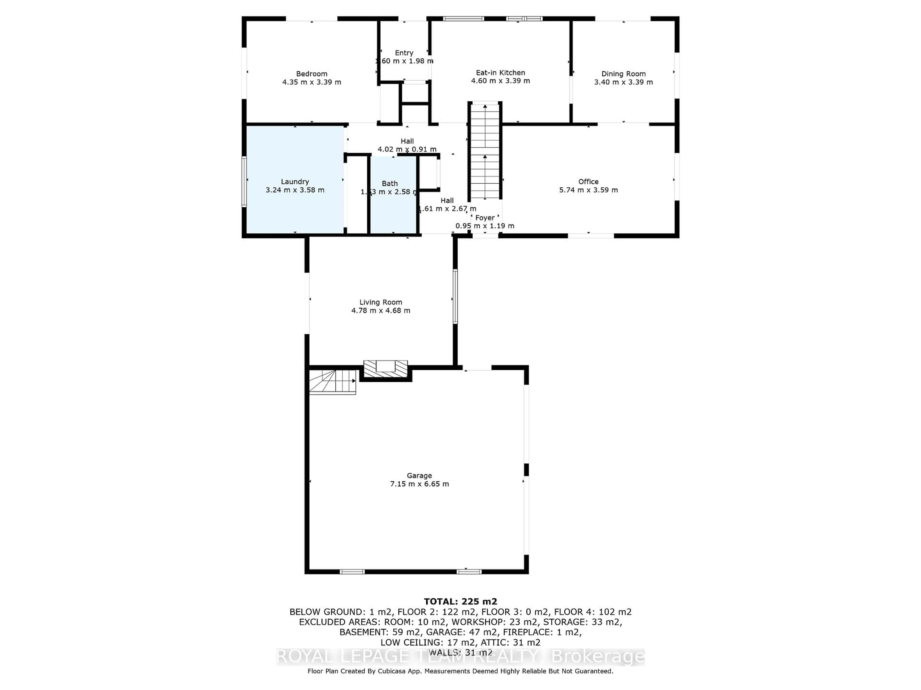 Floor plan for 5687 Cherry St, South Dundas Ontario K0C 1X0