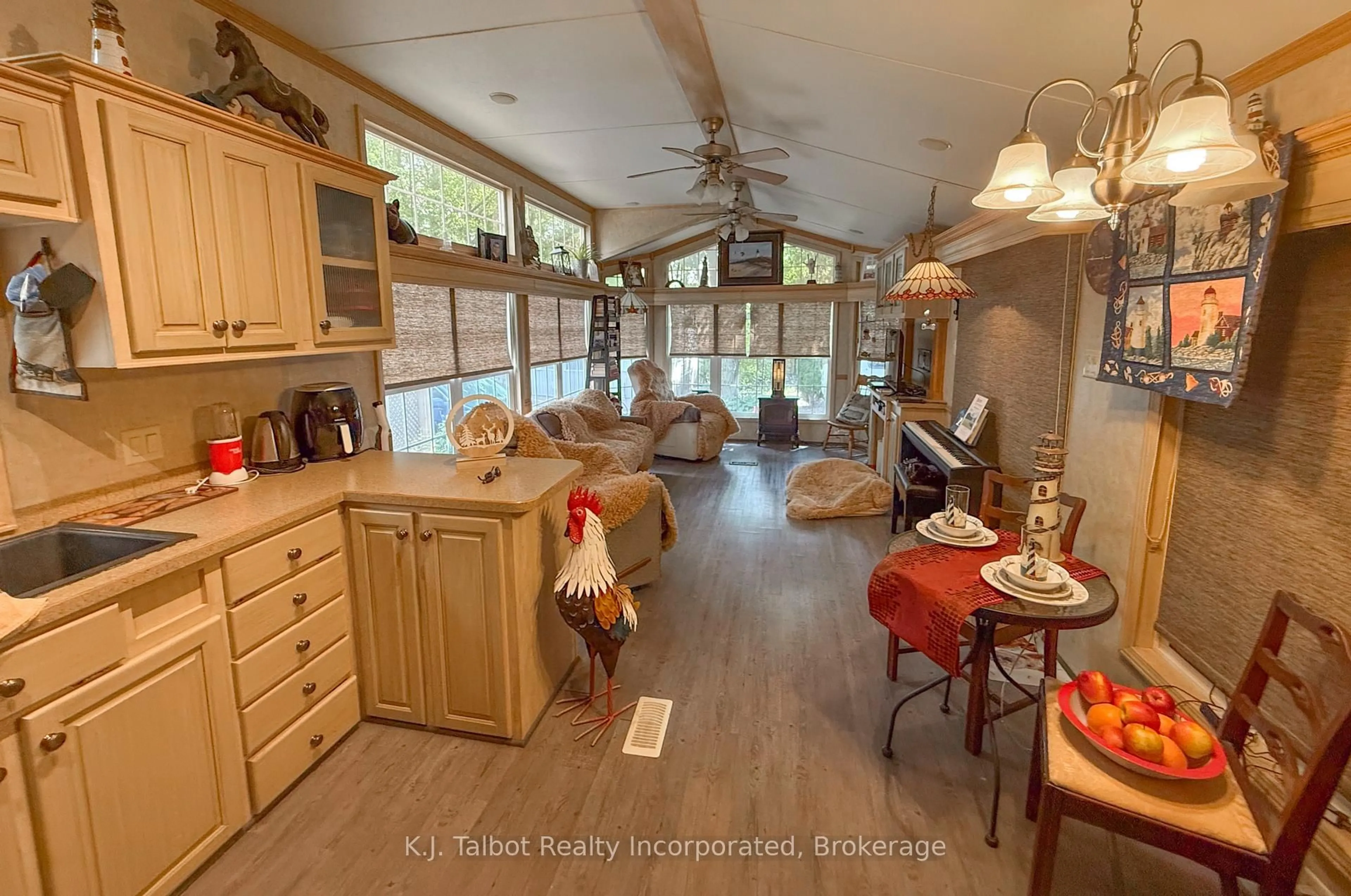 Open concept kitchen, unknown for 77719 BLUEWATER Highway #36 BEACON LN, Bluewater Ontario N0M 1G0