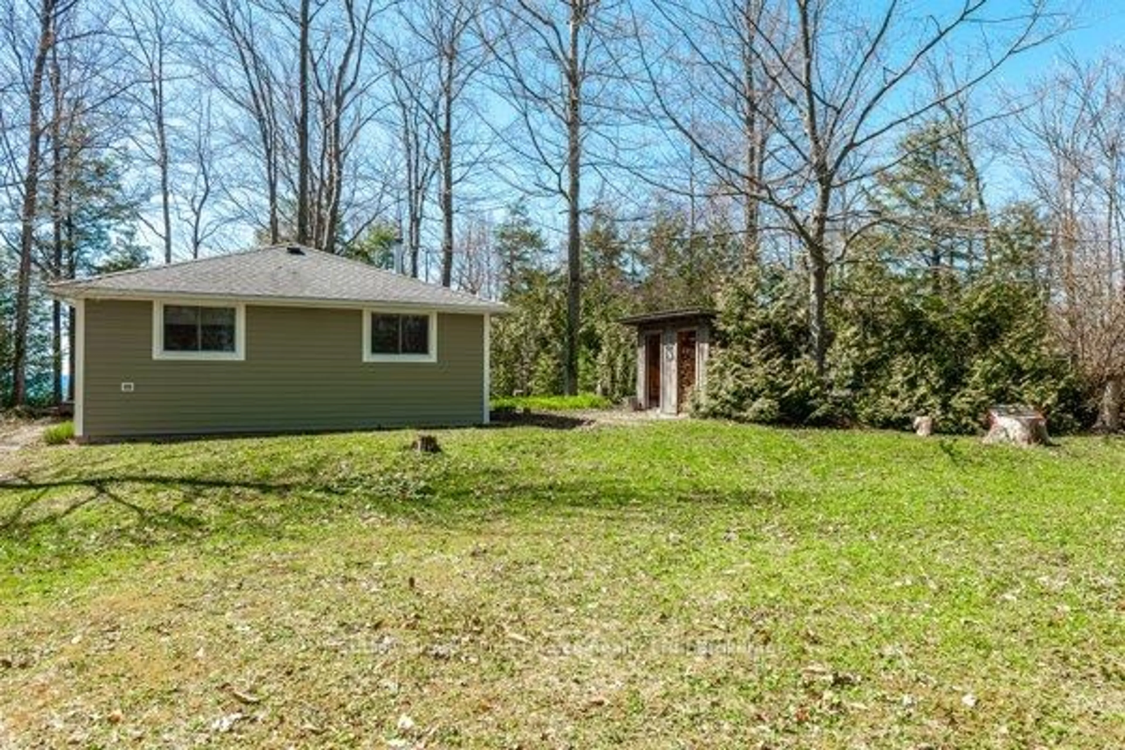 A pic from outside/outdoor area/front of a property/back of a property/a pic from drone, forest/trees view for 84145 Upper Rd, Ashfield-Colborne-Wawanosh Ontario N7A 3X9