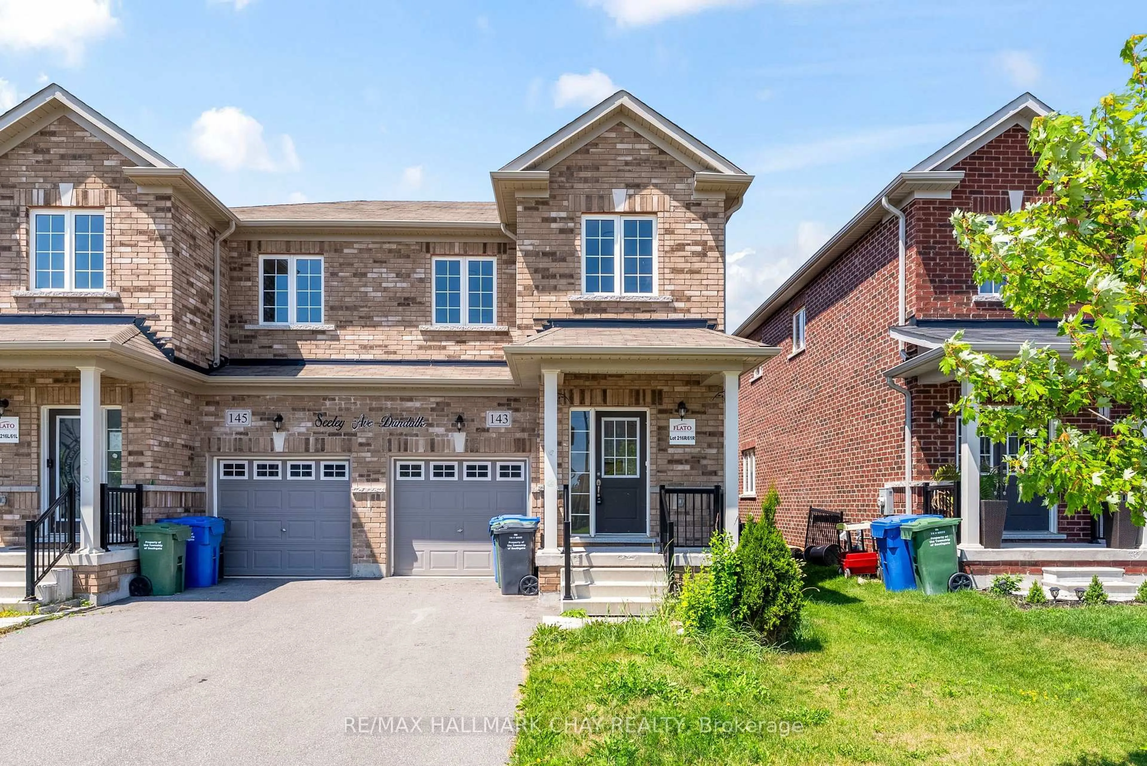 Home with brick exterior material, street for 143 seeley Ave, Southgate Ontario N0C 1B0