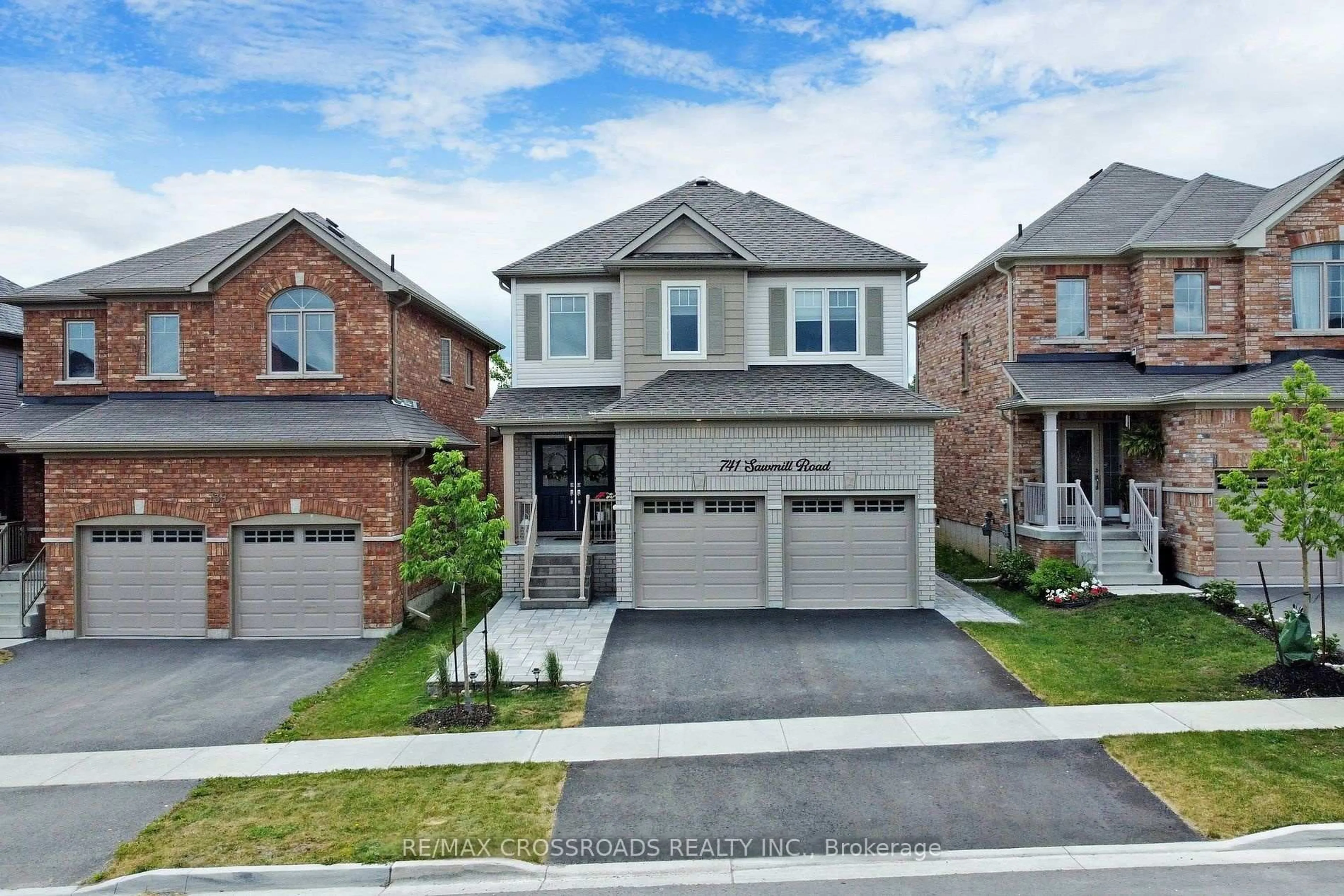 Home with brick exterior material, street for 741 Sawmill Rd, Peterborough Ontario K9L 0G3