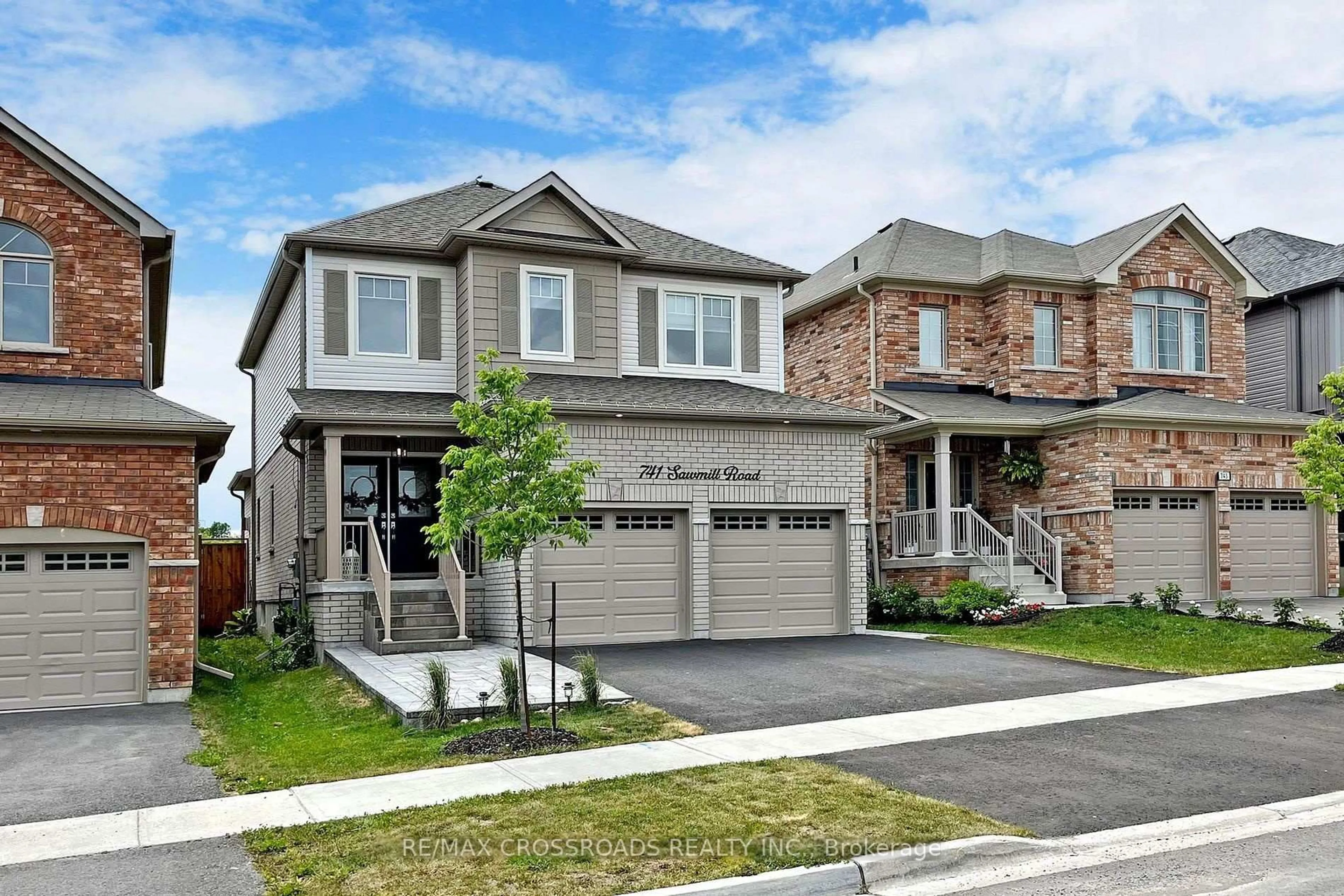 Home with brick exterior material, street for 741 Sawmill Rd, Peterborough Ontario K9L 0G3