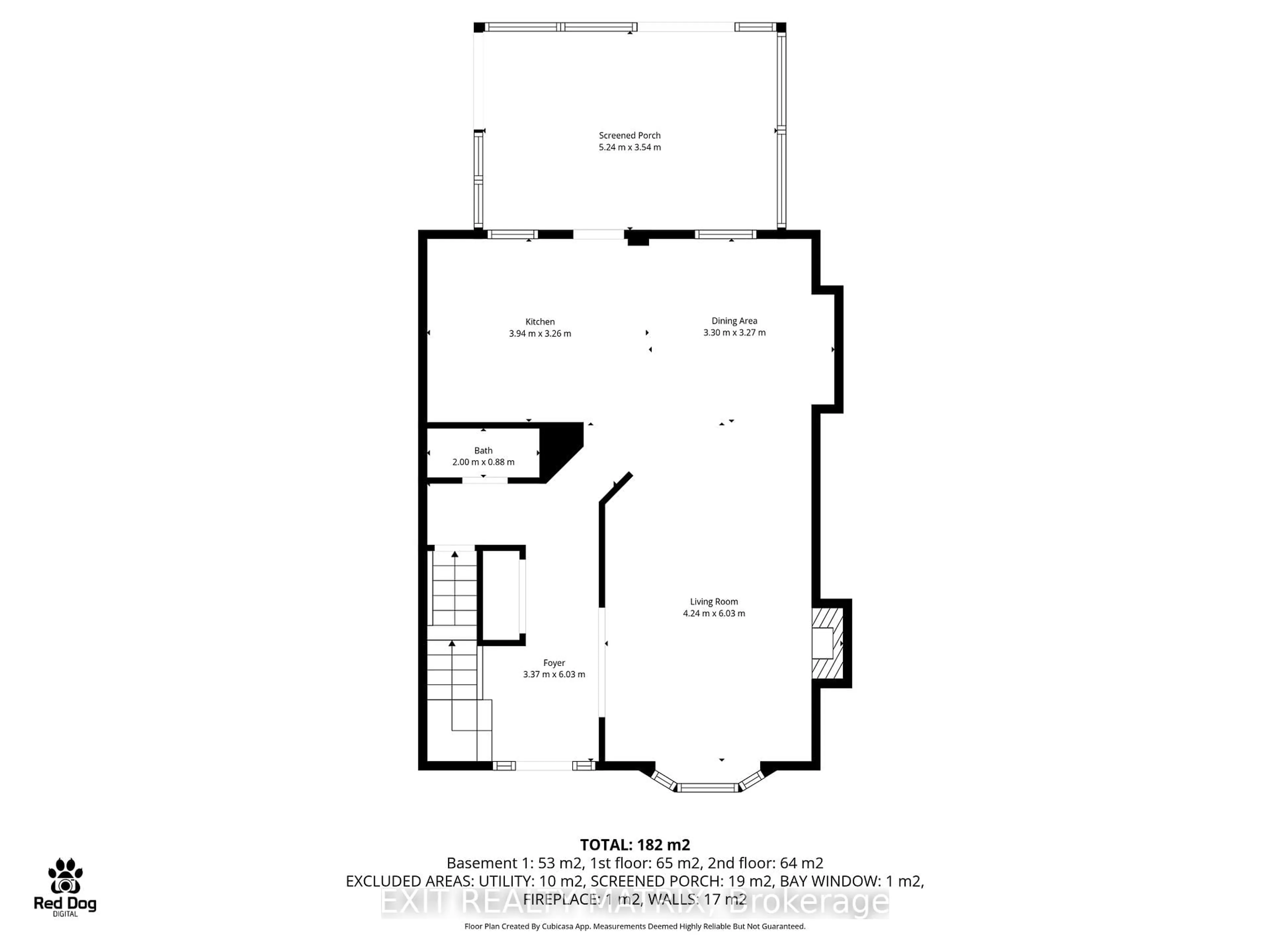 Floor plan for 106 Lachaine St, Russell Ontario K0A 3H0