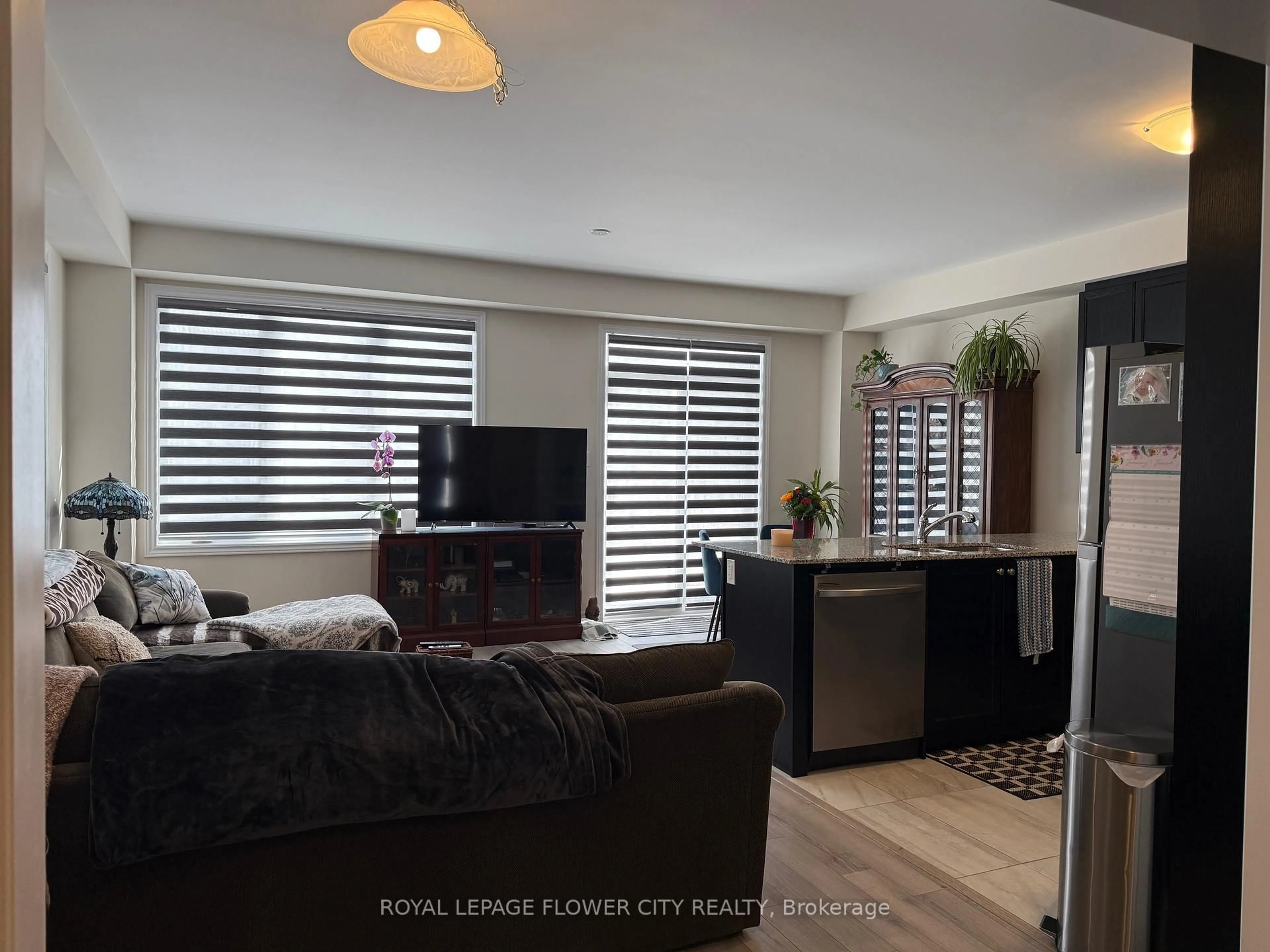 Living room with furniture, wood/laminate floor for 60 Brown St, Erin Ontario N0B 1T0