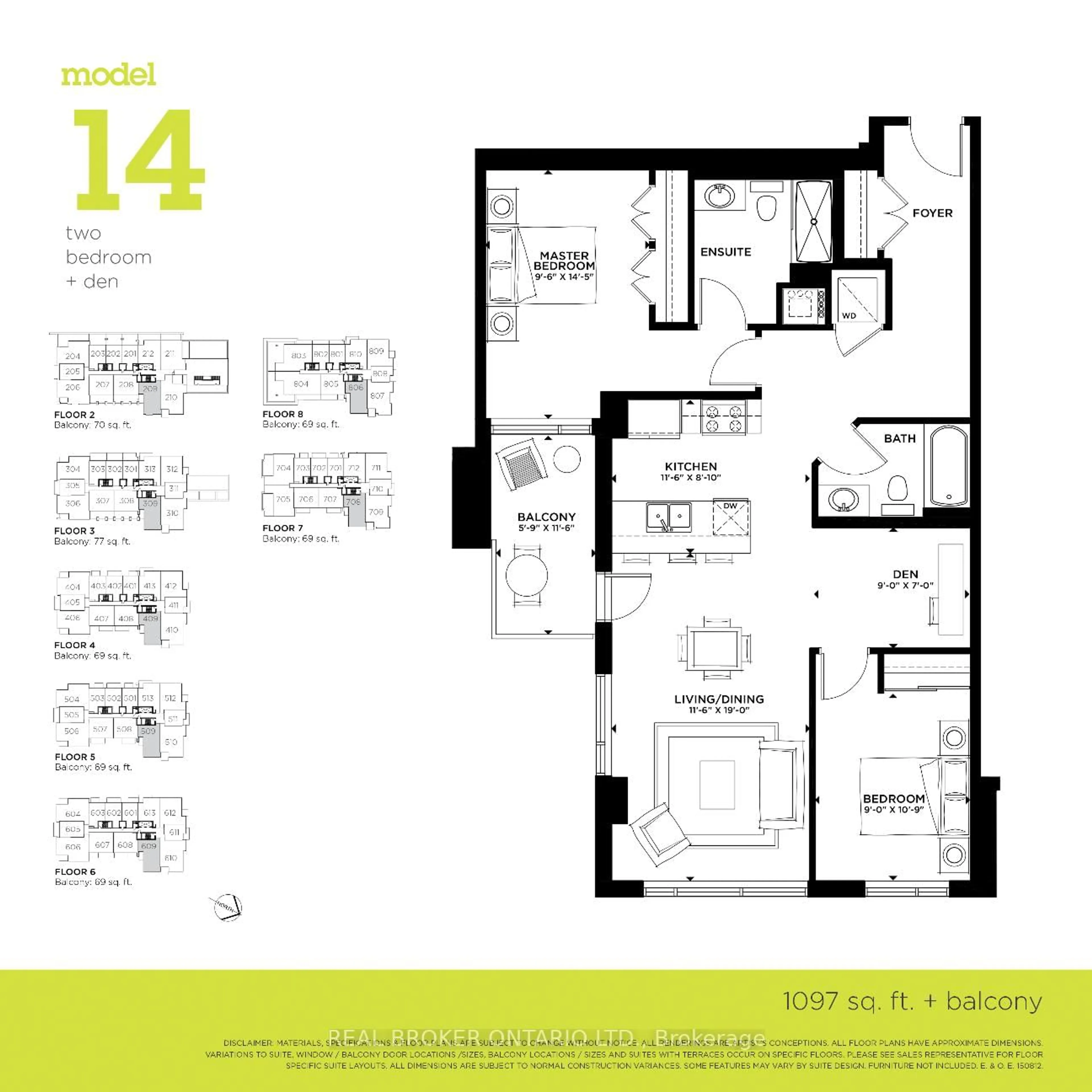 Floor plan for 530 De Mazenod Ave #310, Ottawa Ontario K1S 5W8