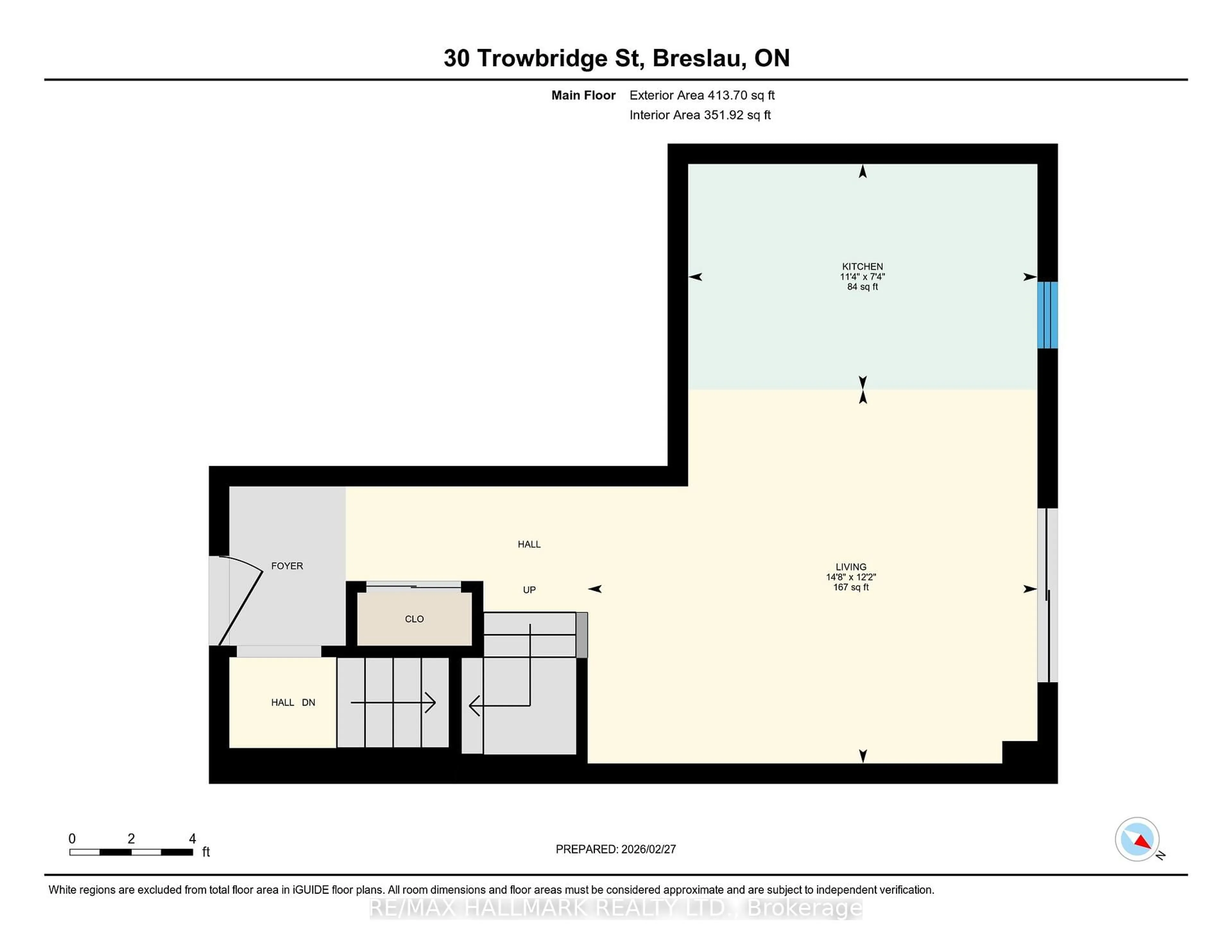 Floor plan for 30 Trowbridge St, Woolwich Ontario N0B 1M0