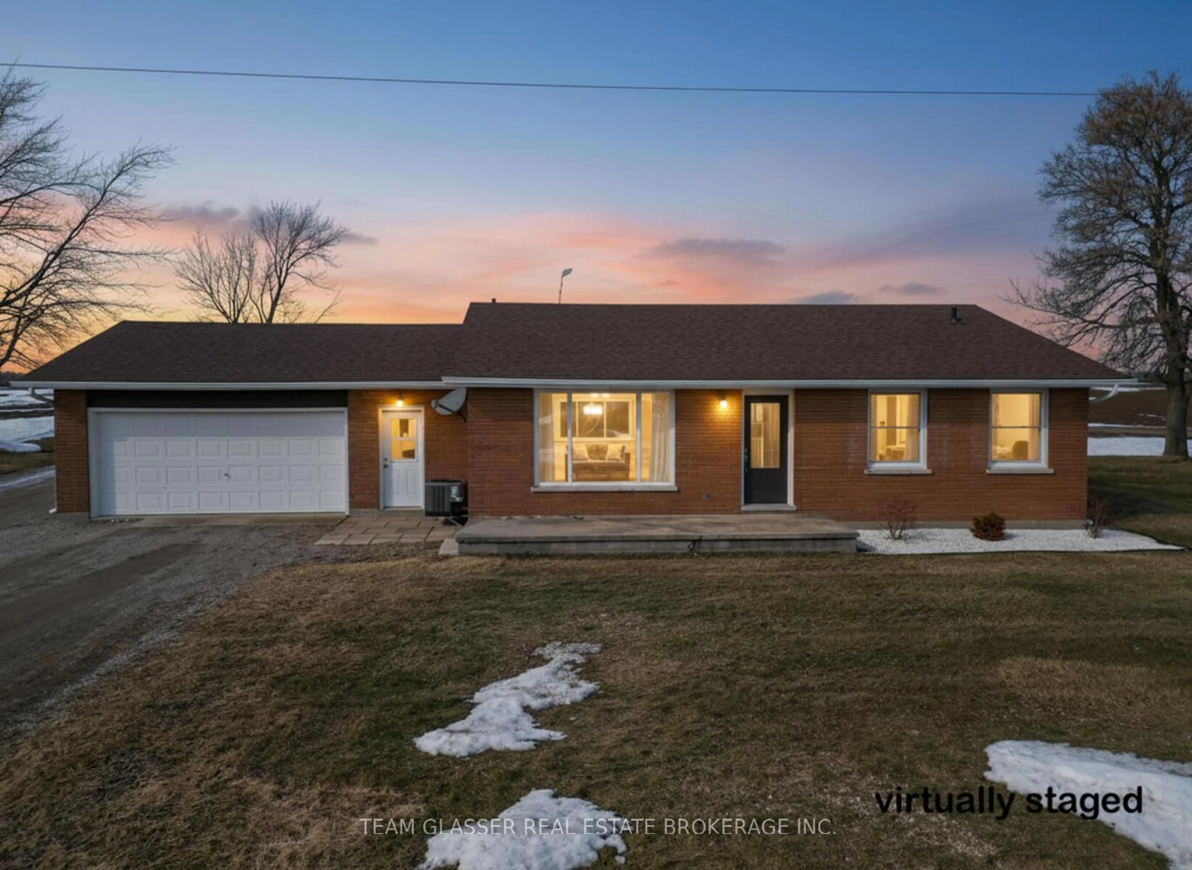 Home with brick exterior material, street for 49728 LYONS LINE Rd, Malahide Ontario N0L 2J0