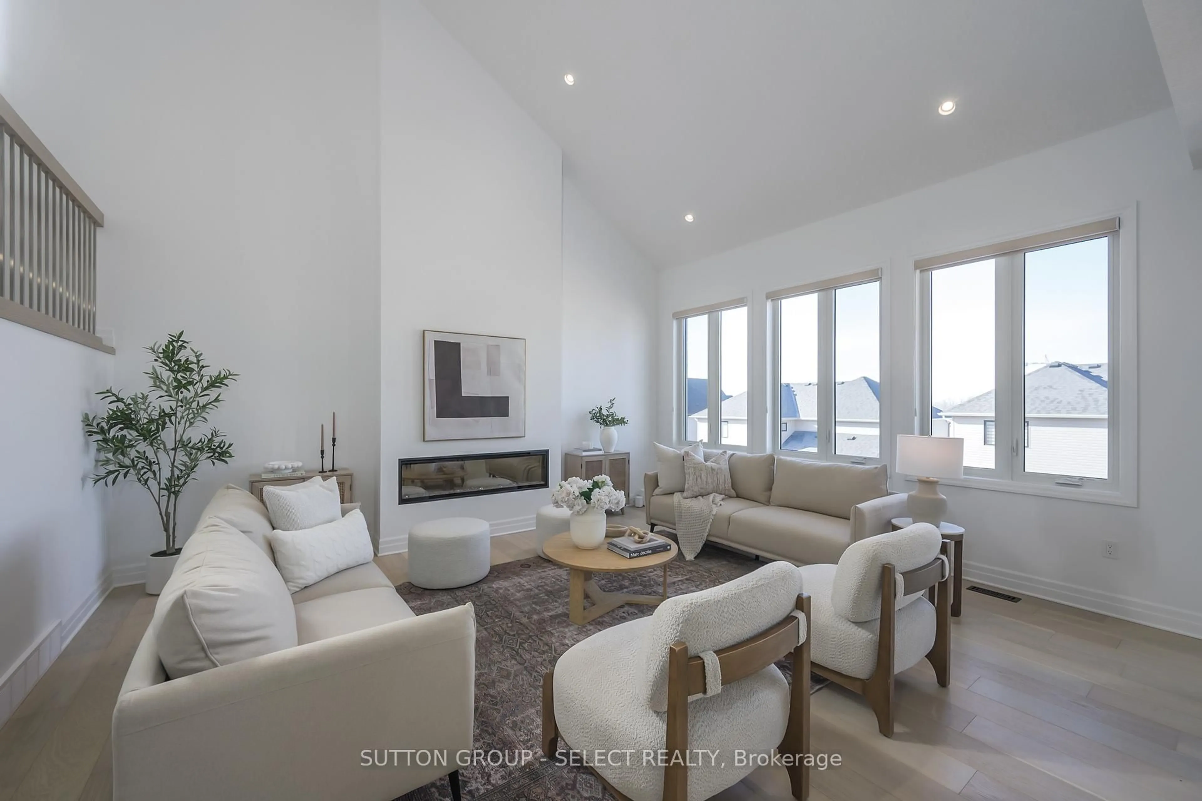 Living room with furniture, unknown for 1916 Trailsway Dr, London South Ontario N6K 0K7