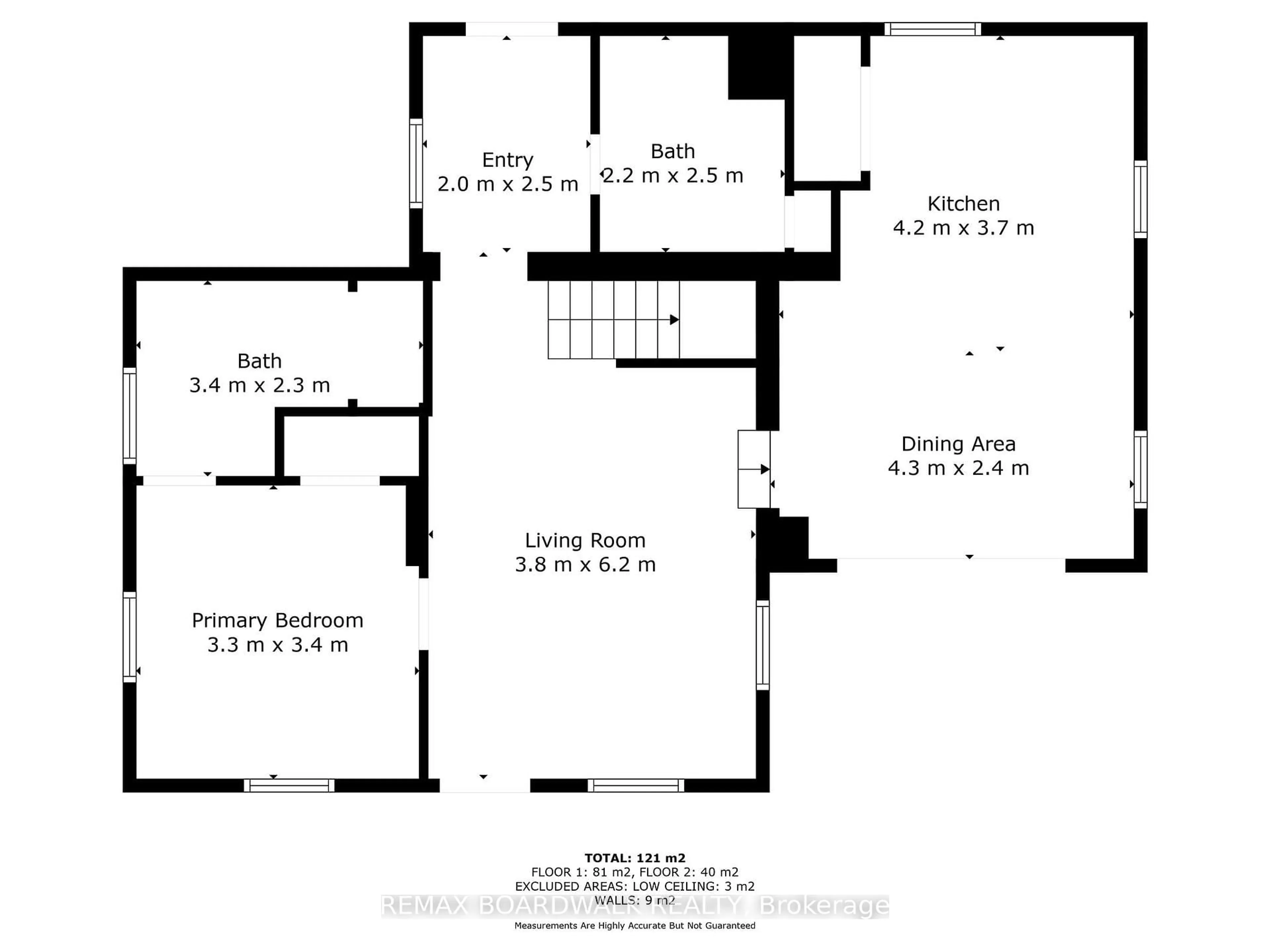 Floor plan for 2314 Brouseville Rd, Edwardsburgh/Cardinal Ontario K0E 1X0