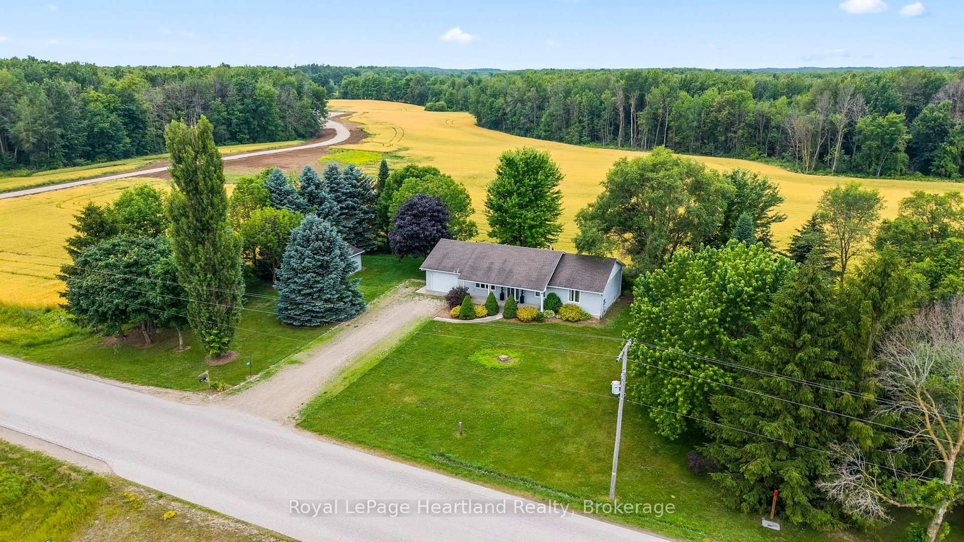 A pic from outside/outdoor area/front of a property/back of a property/a pic from drone, unknown for 9462 Ayton Rd, Minto Ontario N0G 1Z0