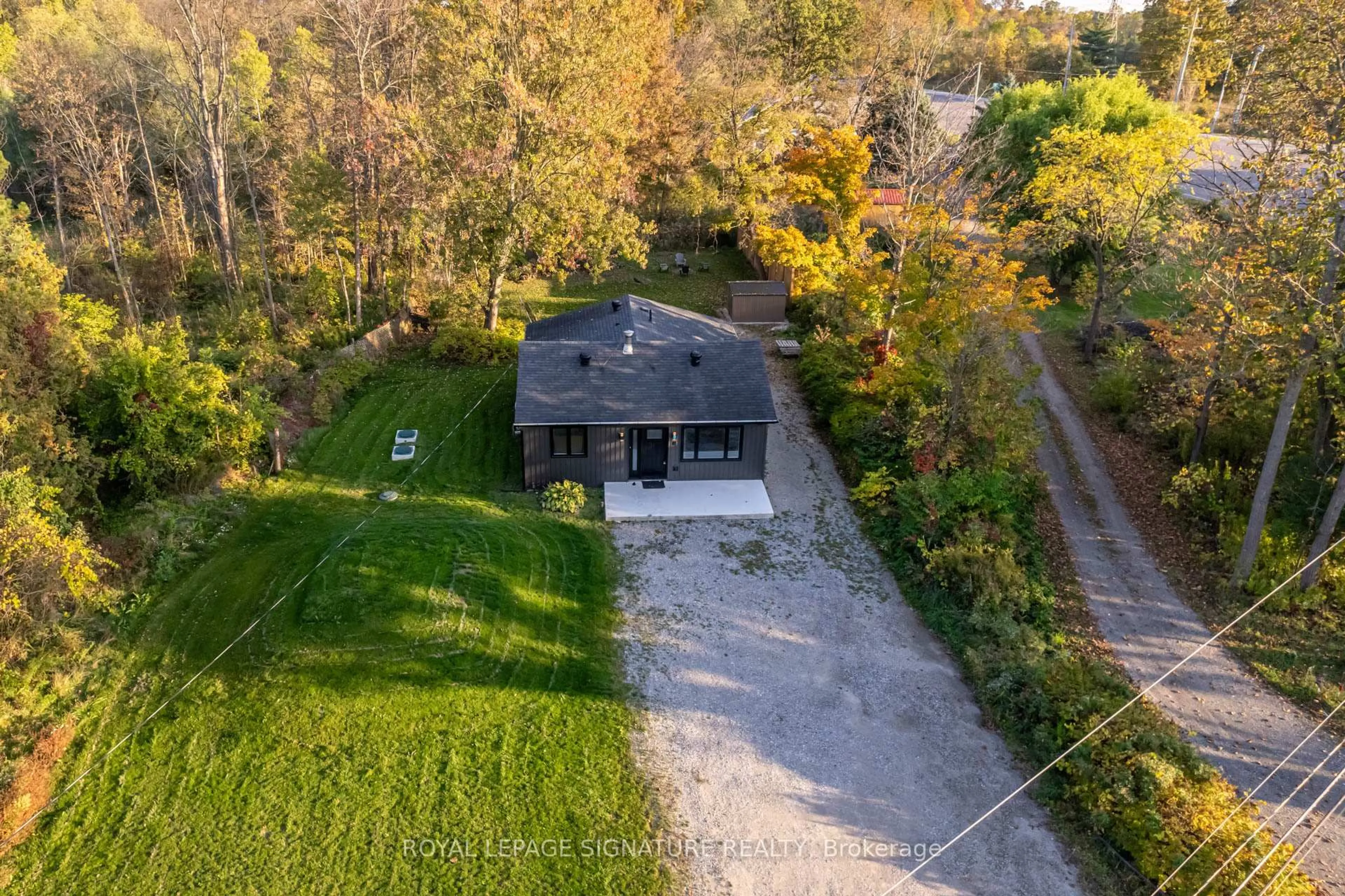 A pic from outside/outdoor area/front of a property/back of a property/a pic from drone, unknown for 8 Mountsberg Rd, Hamilton Ontario L0P 1B0