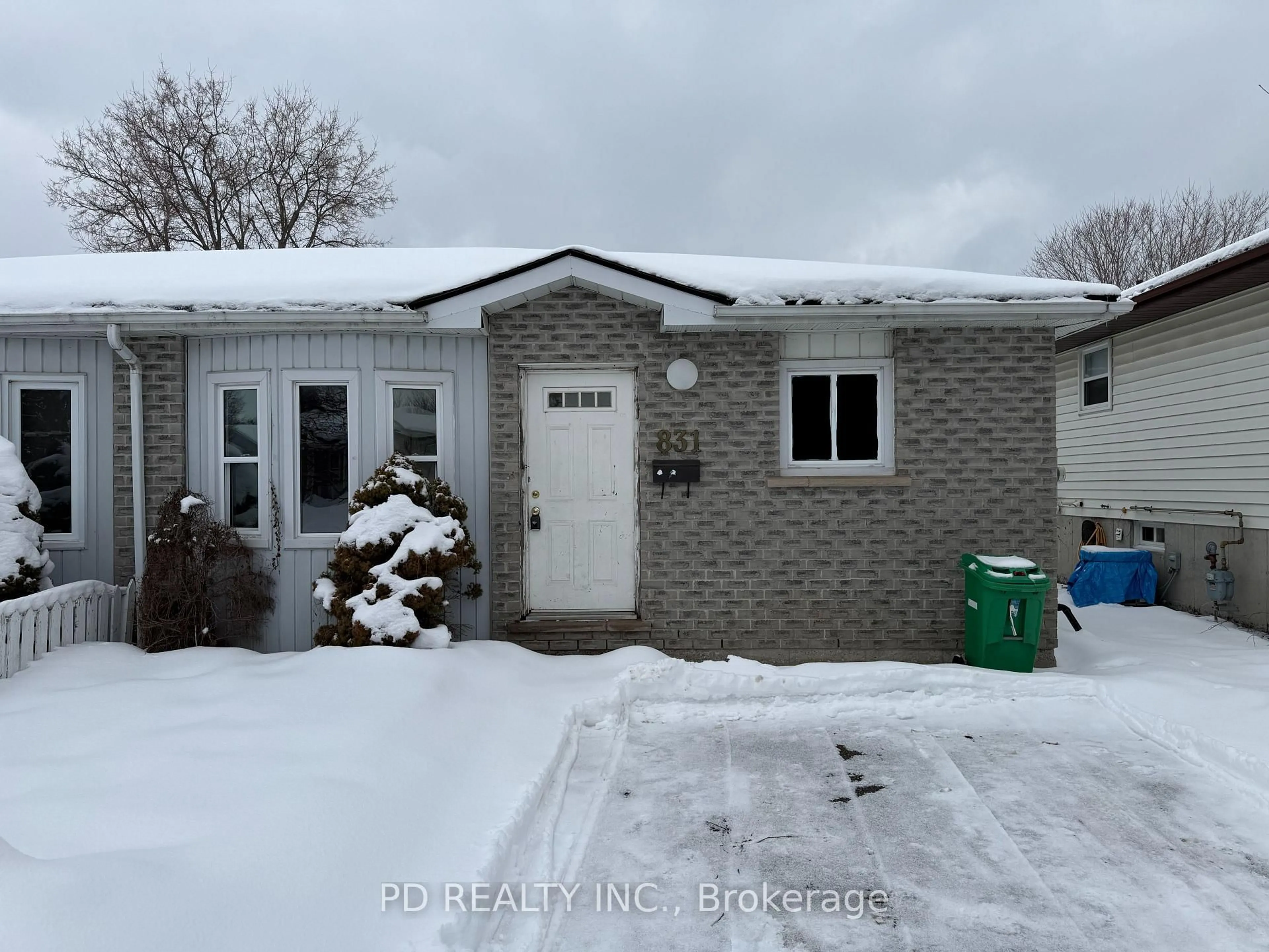 Home with brick exterior material, street for 831 Milford Dr, Peterborough Ontario K9J 8K3
