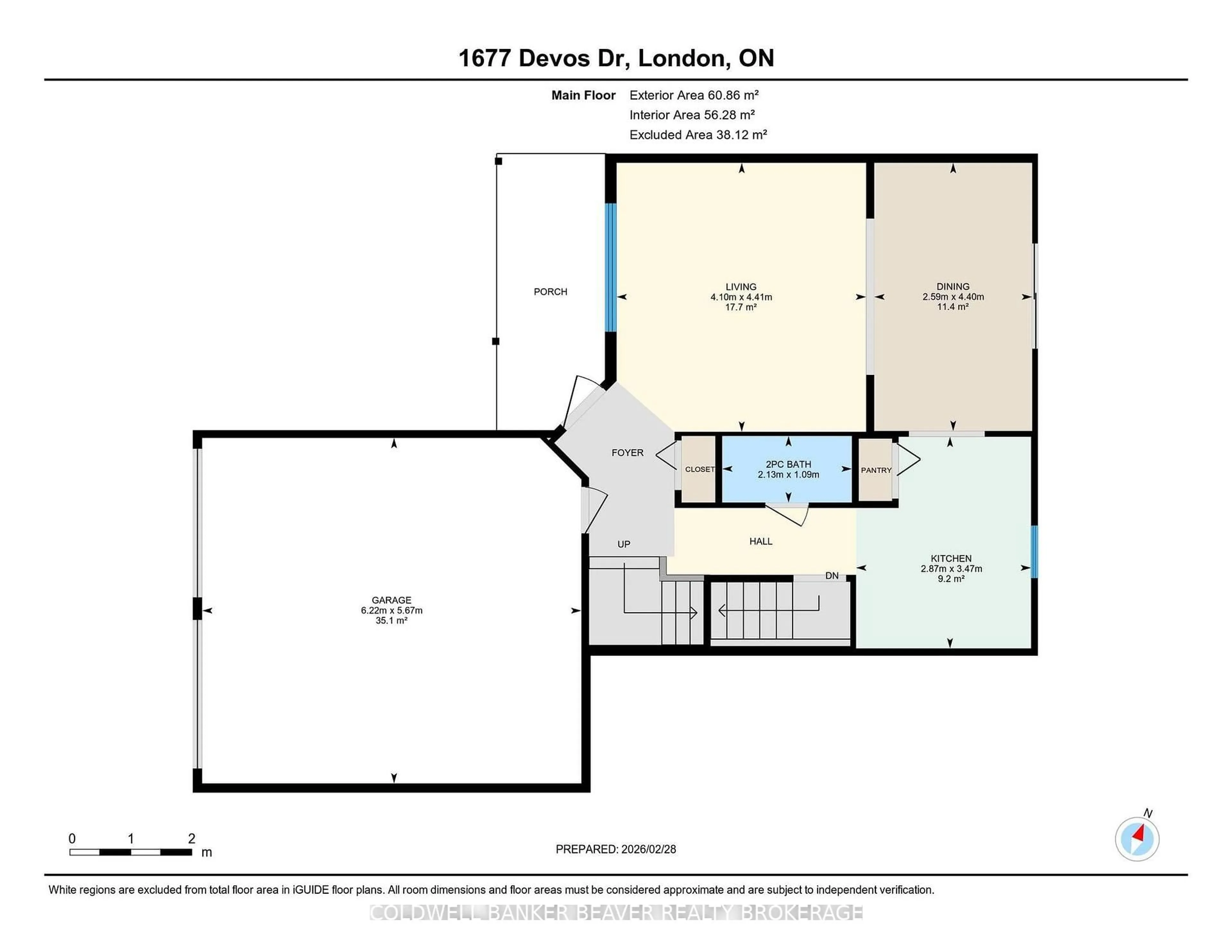 Floor plan for 1677 Devos Dr, London North Ontario N5X 4H8
