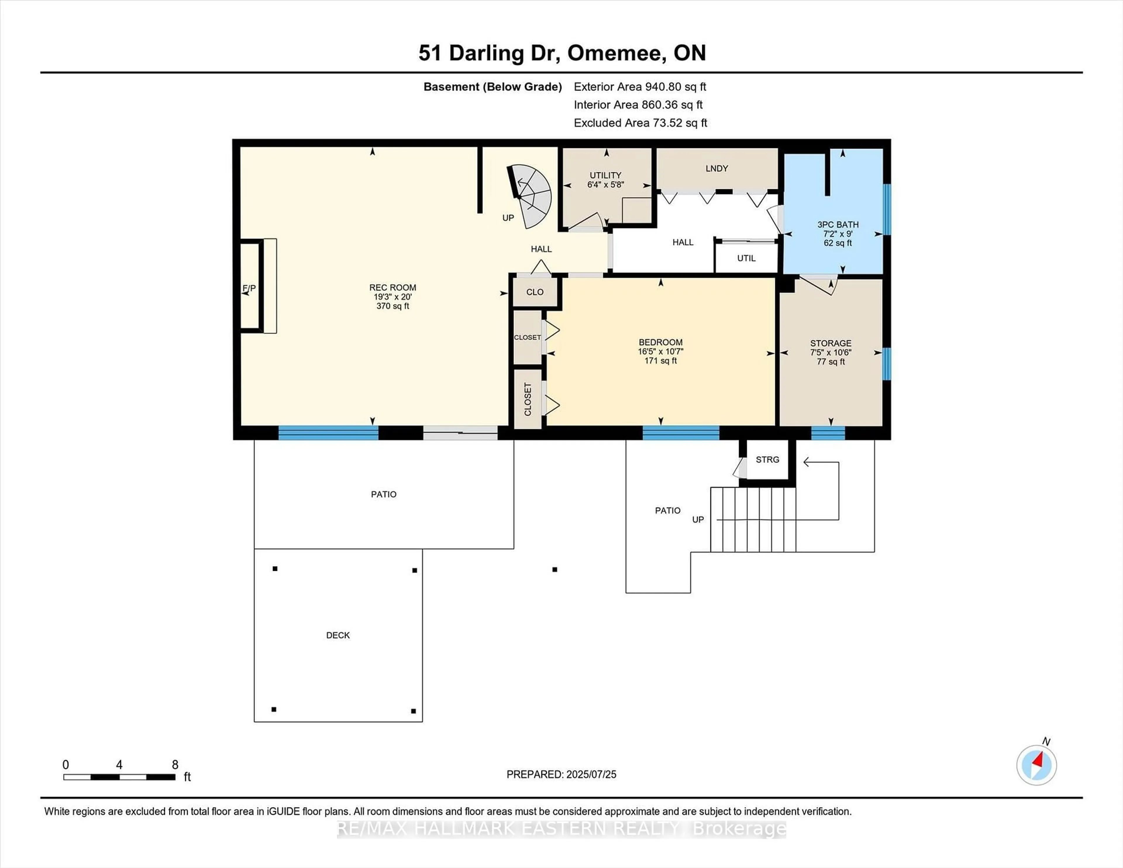 Floor plan for 51 Darling Dr, Selwyn Ontario K0L 2W0
