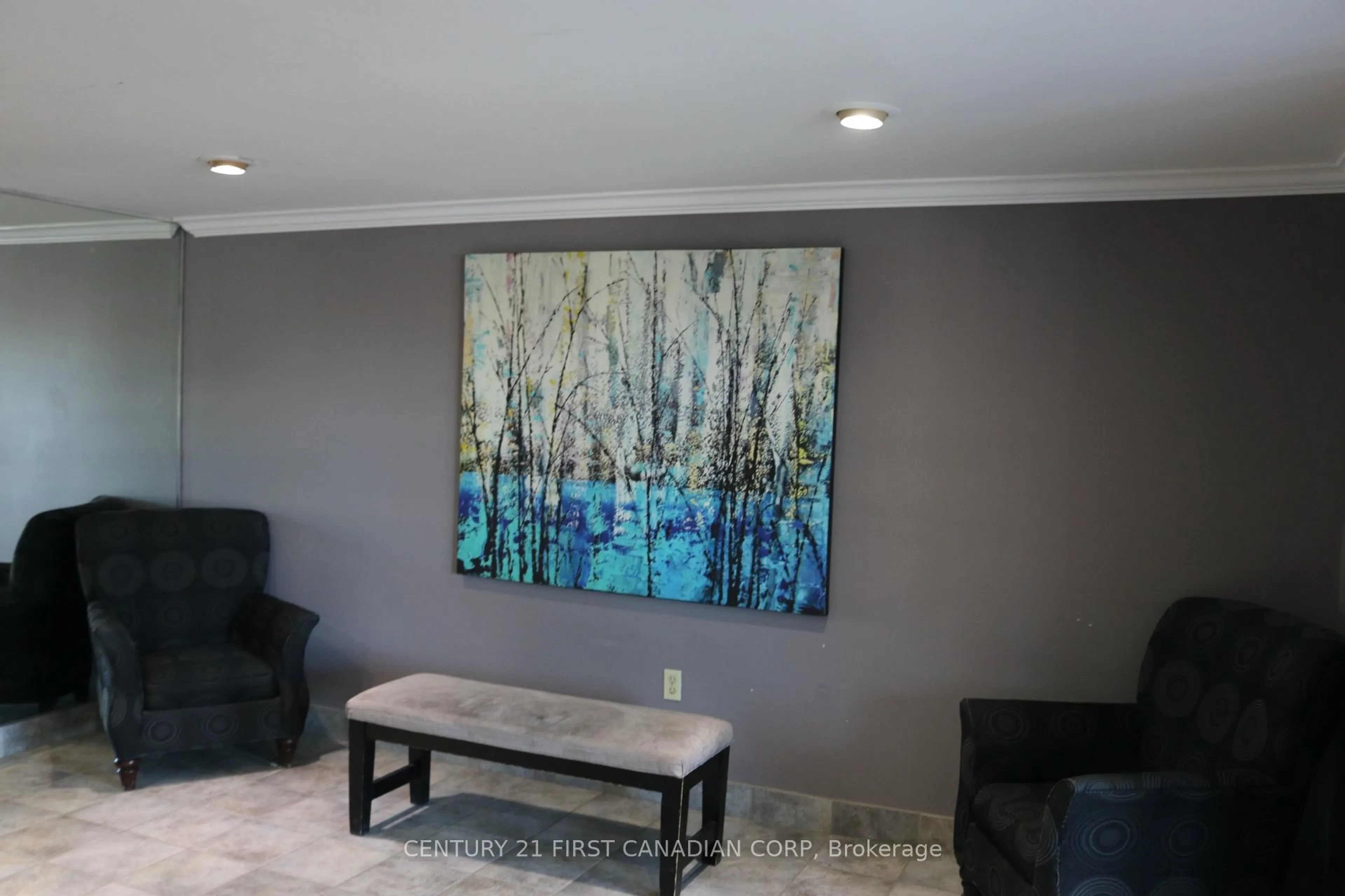 Living room with furniture, unknown for 600 Grenfell Dr #207, London North Ontario N5X 2R8