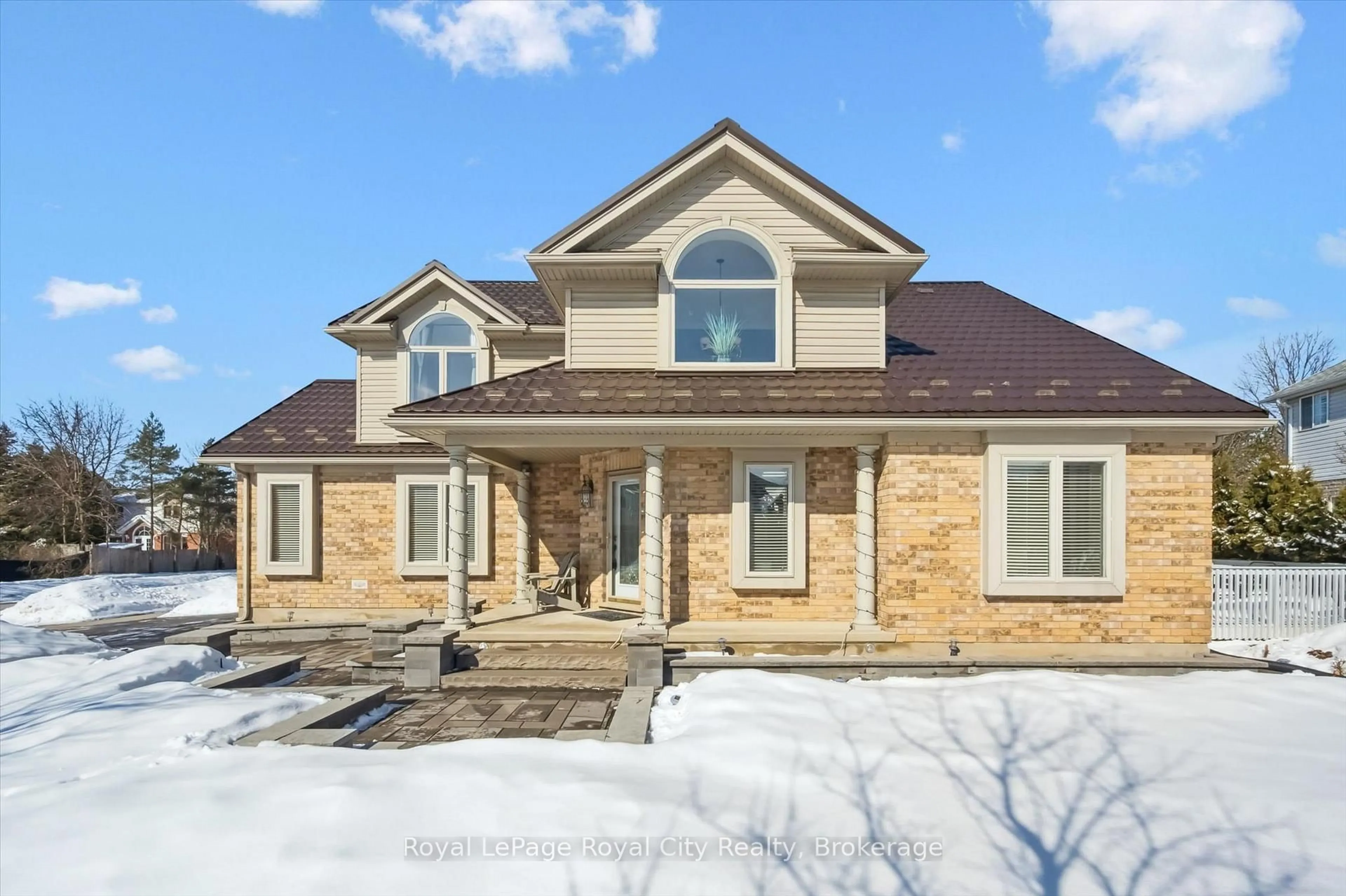 Home with brick exterior material, street for 3 Pine Ridge Dr, Guelph Ontario N1L 1N6