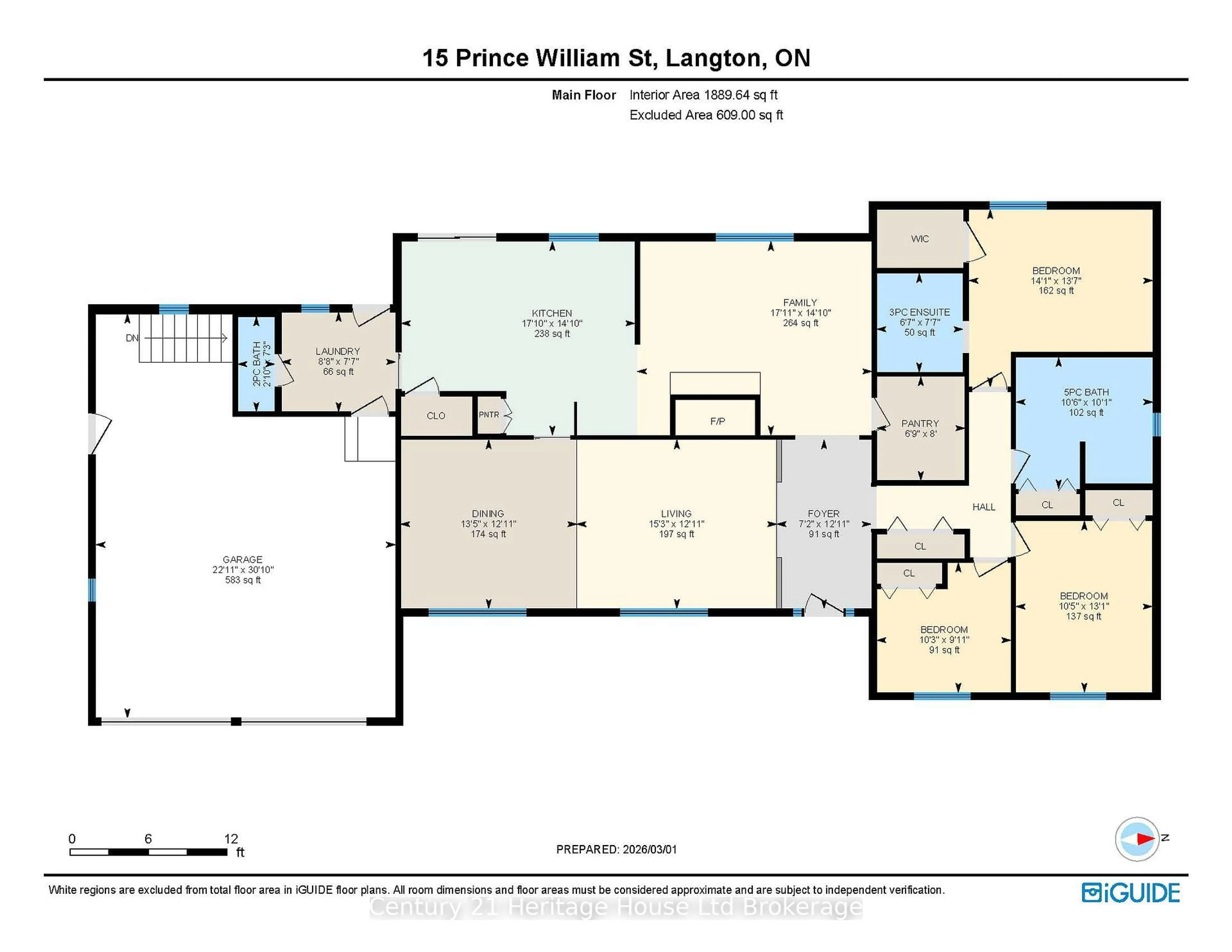 Floor plan for 15 Prince William St, Norfolk Ontario N0E 1G0