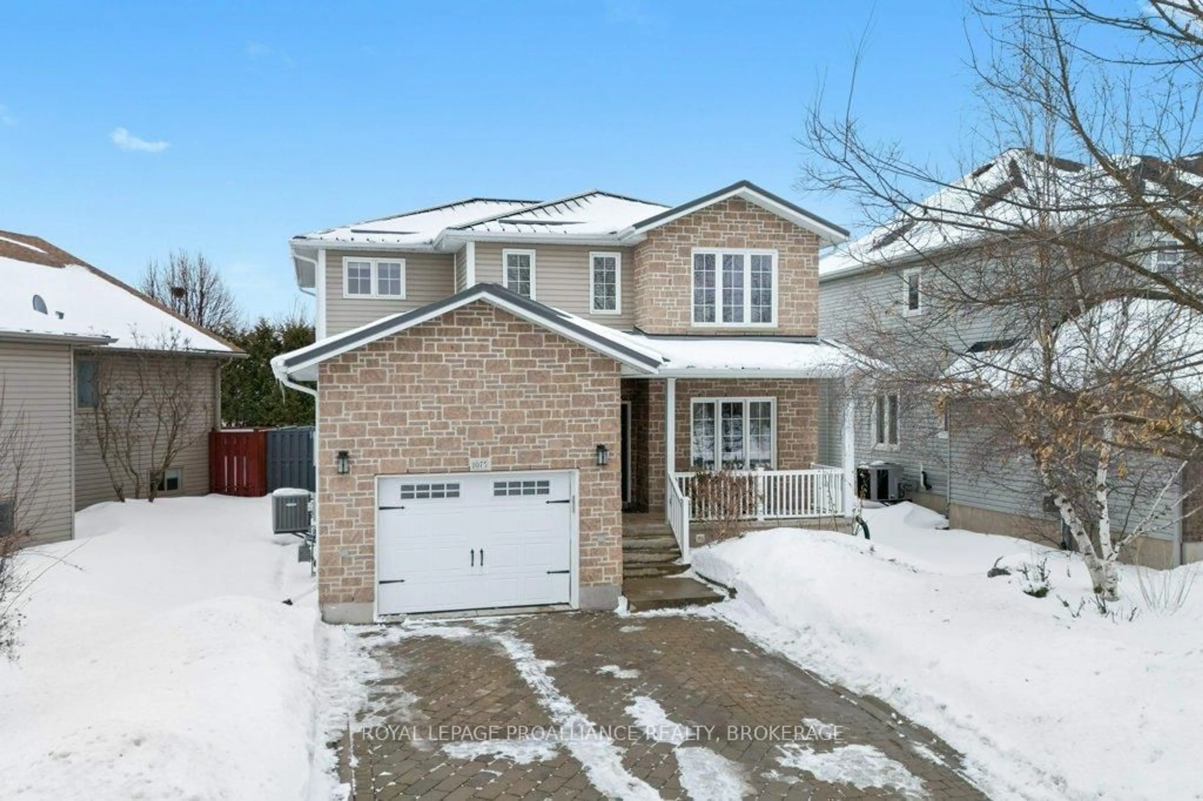 Home with brick exterior material, street for 1075 Greenwood Park Dr, Kingston Ontario K7K 7C8
