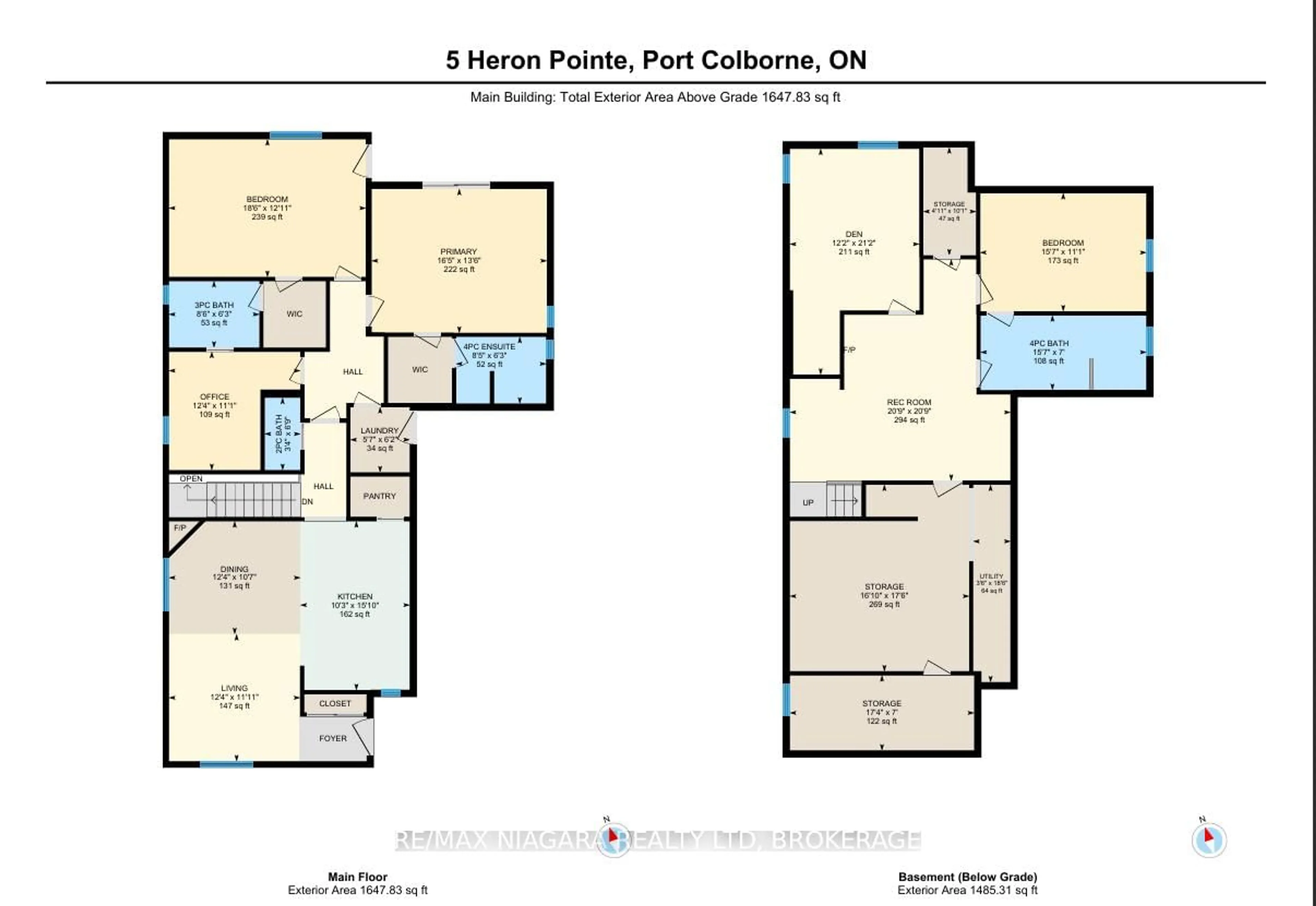 Floor plan for 5 Heron Pointe Rd, Port Colborne Ontario L3K 6A9