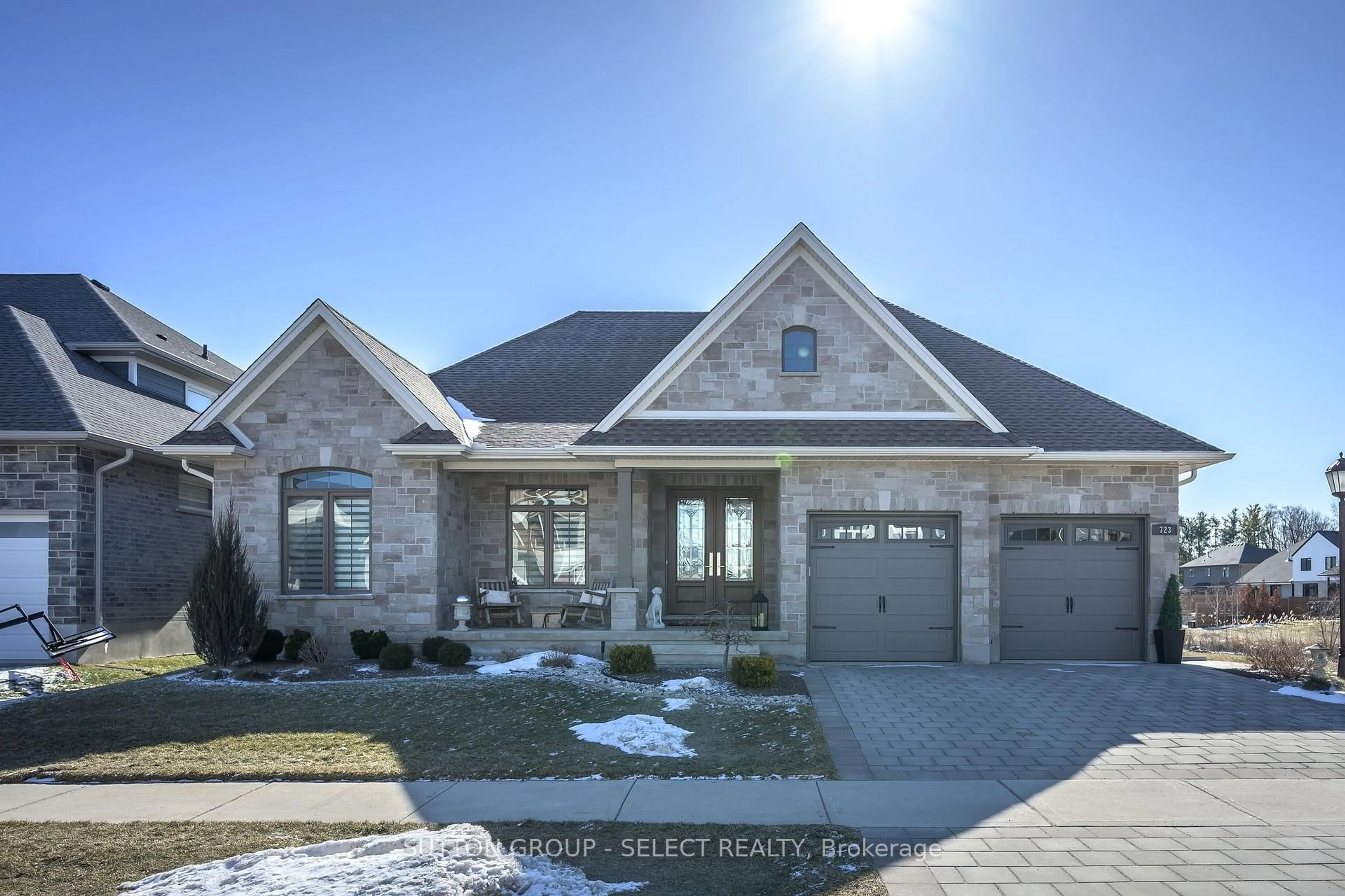 Home with brick exterior material, street for 723 Pondhaven Rd, Strathroy-Caradoc Ontario N0L 1W0