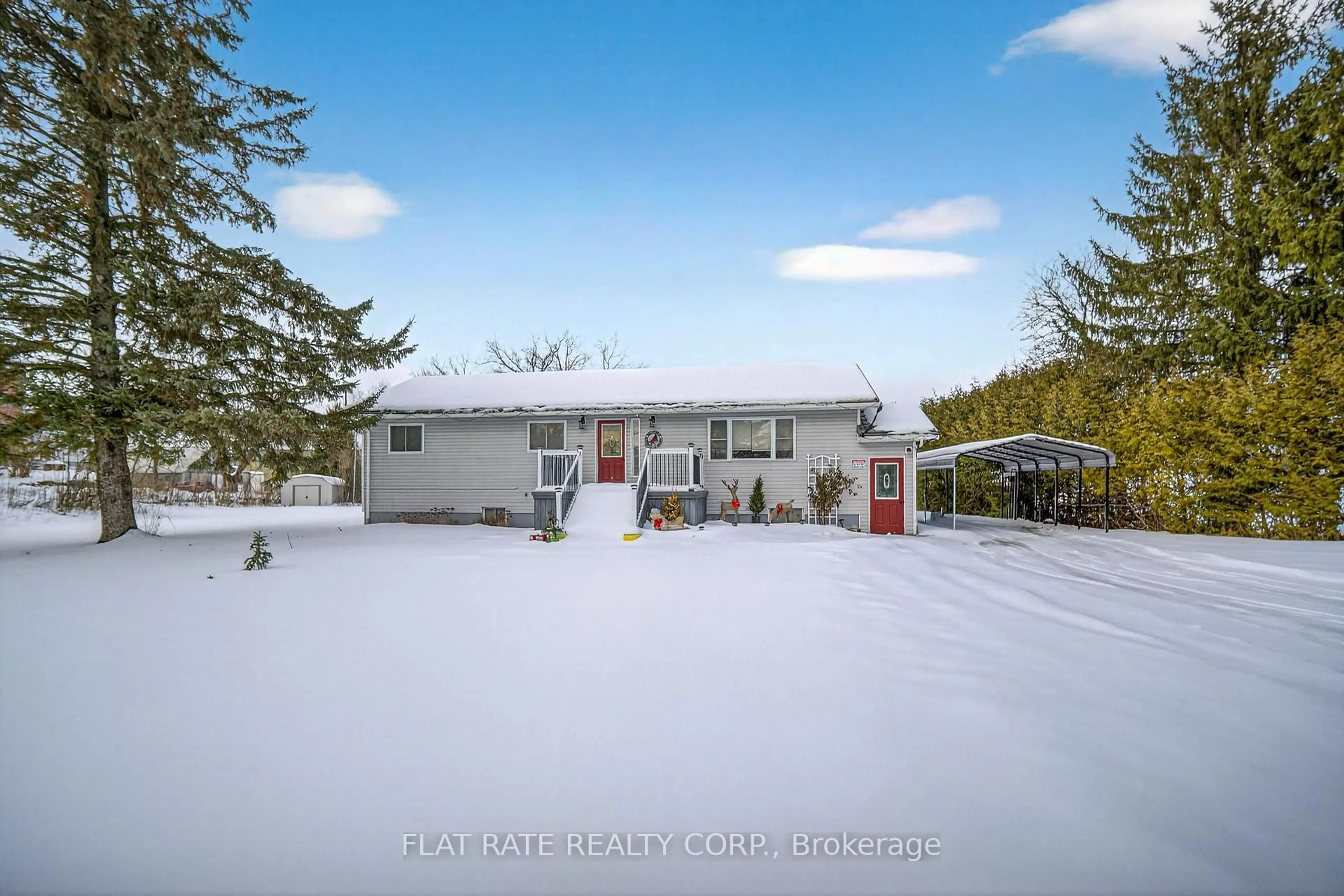 A pic from outside/outdoor area/front of a property/back of a property/a pic from drone, unknown for 6378 County Road 30, Trent Hills Ontario K0L 1L0