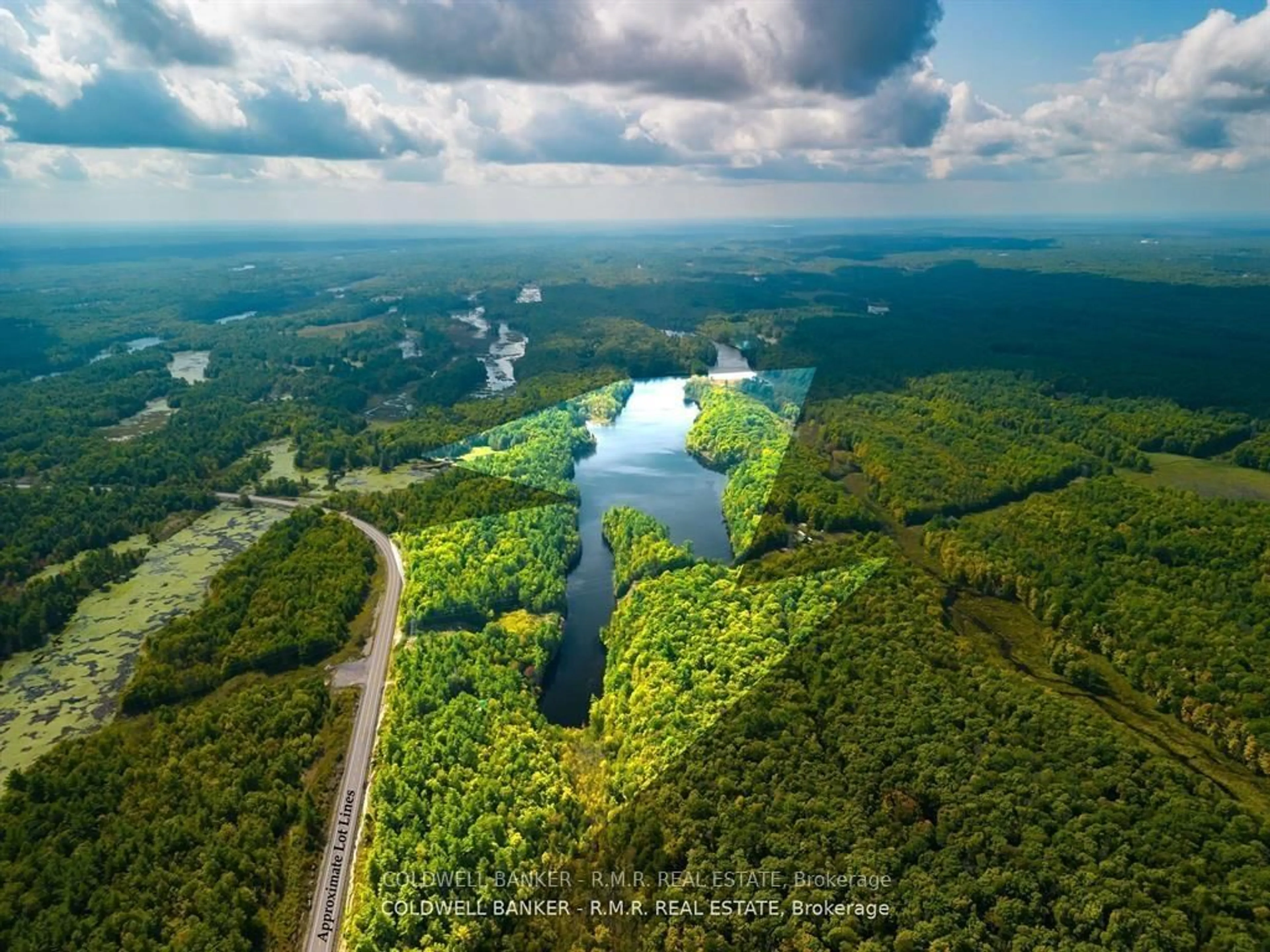 A pic from outside/outdoor area/front of a property/back of a property/a pic from drone, water/lake/river/ocean view for 8860 County Rd 41, Kaladar Ontario K0H 1Z0