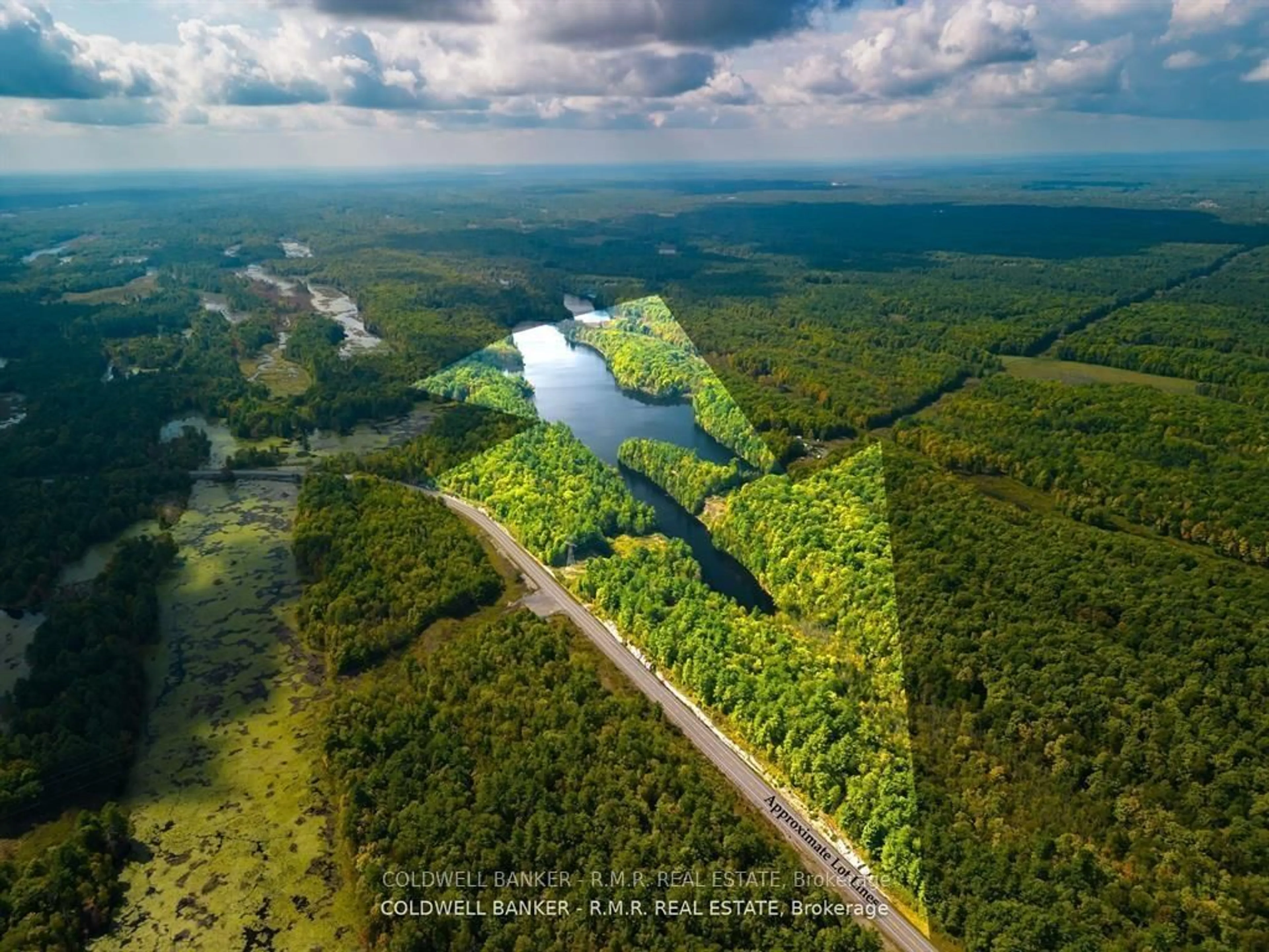 A pic from outside/outdoor area/front of a property/back of a property/a pic from drone, water/lake/river/ocean view for 8860 County Rd 41, Kaladar Ontario K0H 1Z0