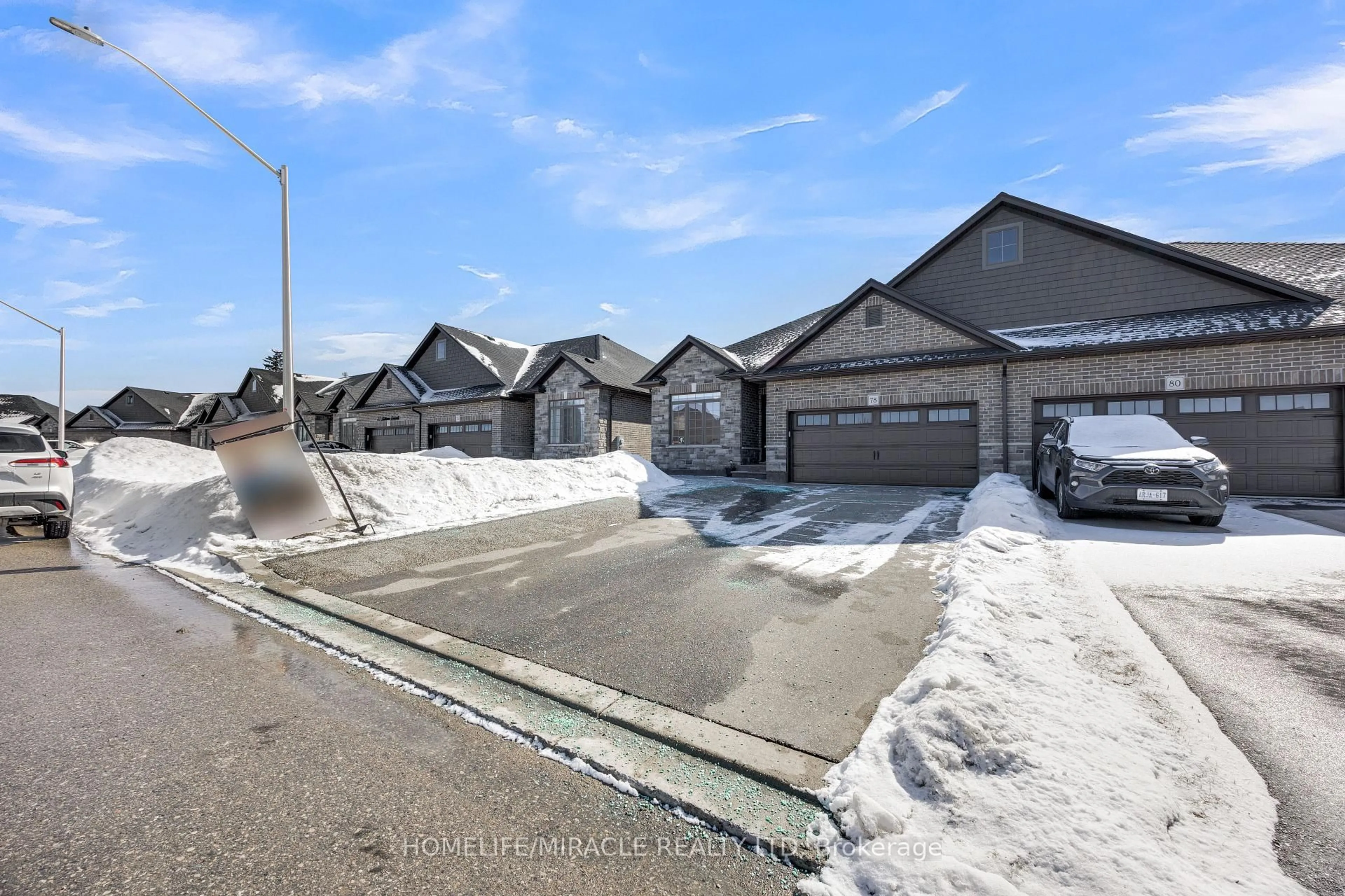 A pic from outside/outdoor area/front of a property/back of a property/a pic from drone, street for 78 Matheson Cres, East Zorra-Tavistock Ontario N0J 1M0