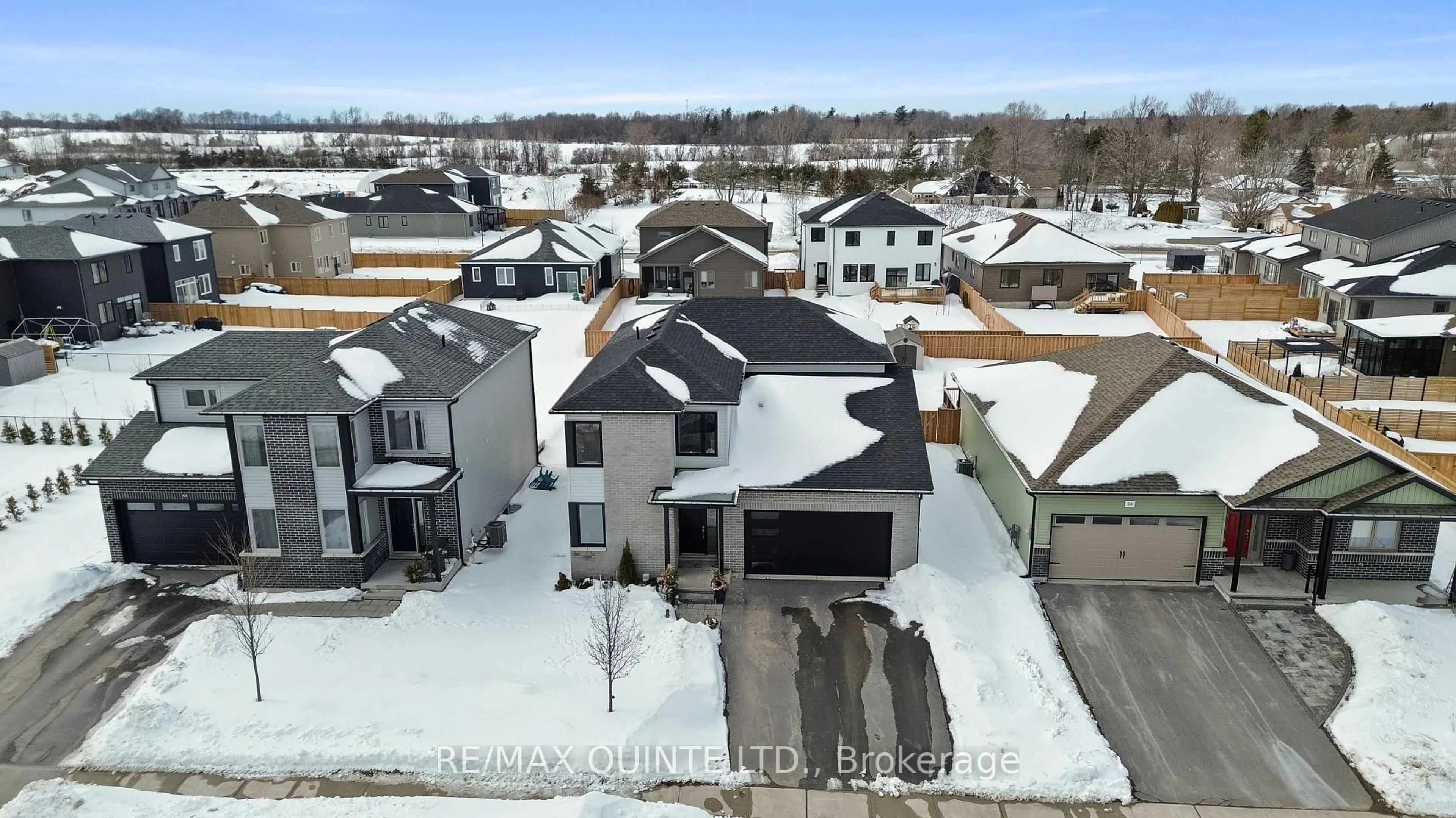 A pic from outside/outdoor area/front of a property/back of a property/a pic from drone, street for 40 Allen St, Prince Edward County Ontario K0K 2T0
