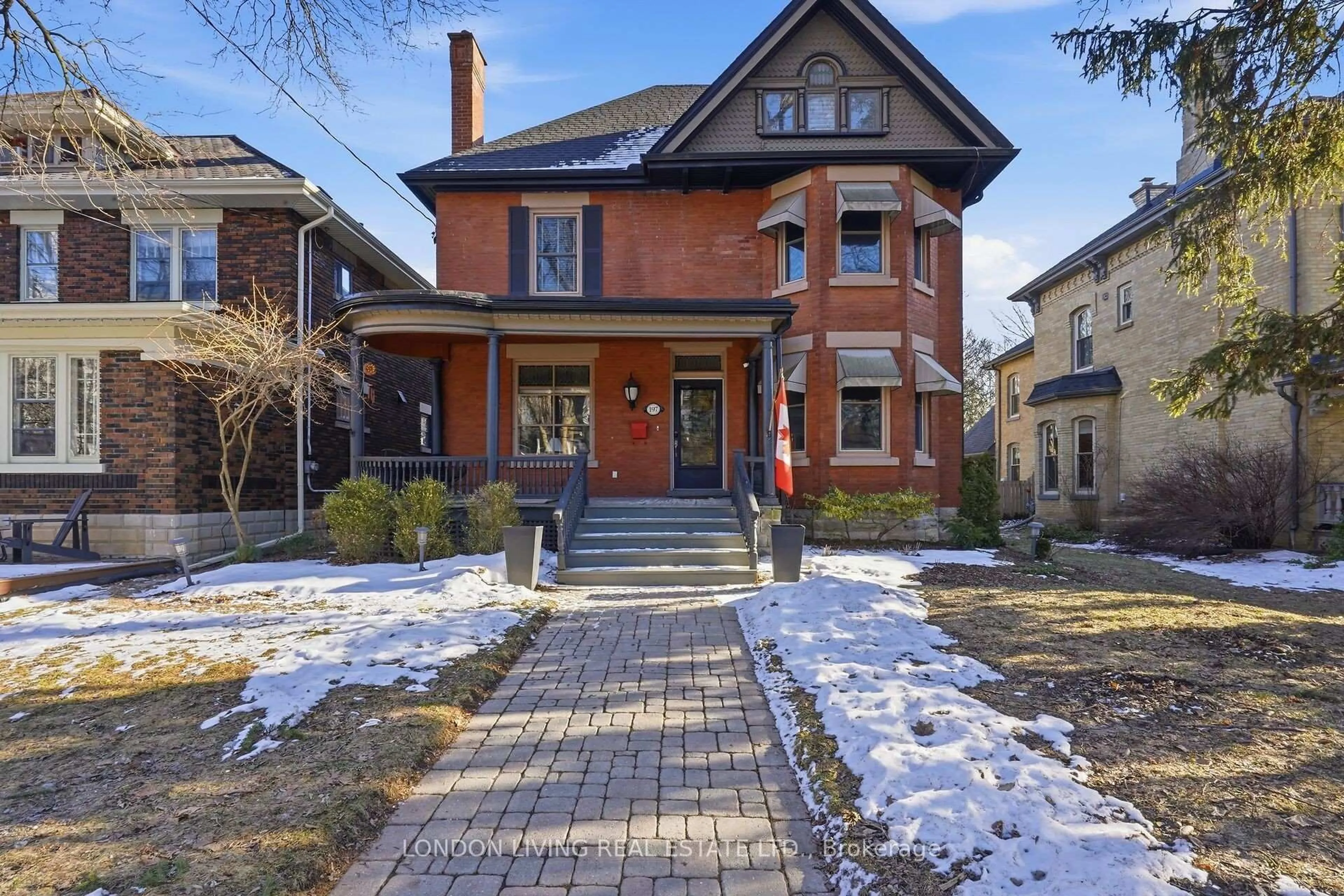 Home with brick exterior material, street for 197 Elmwood Ave, London South Ontario N6C 1K1