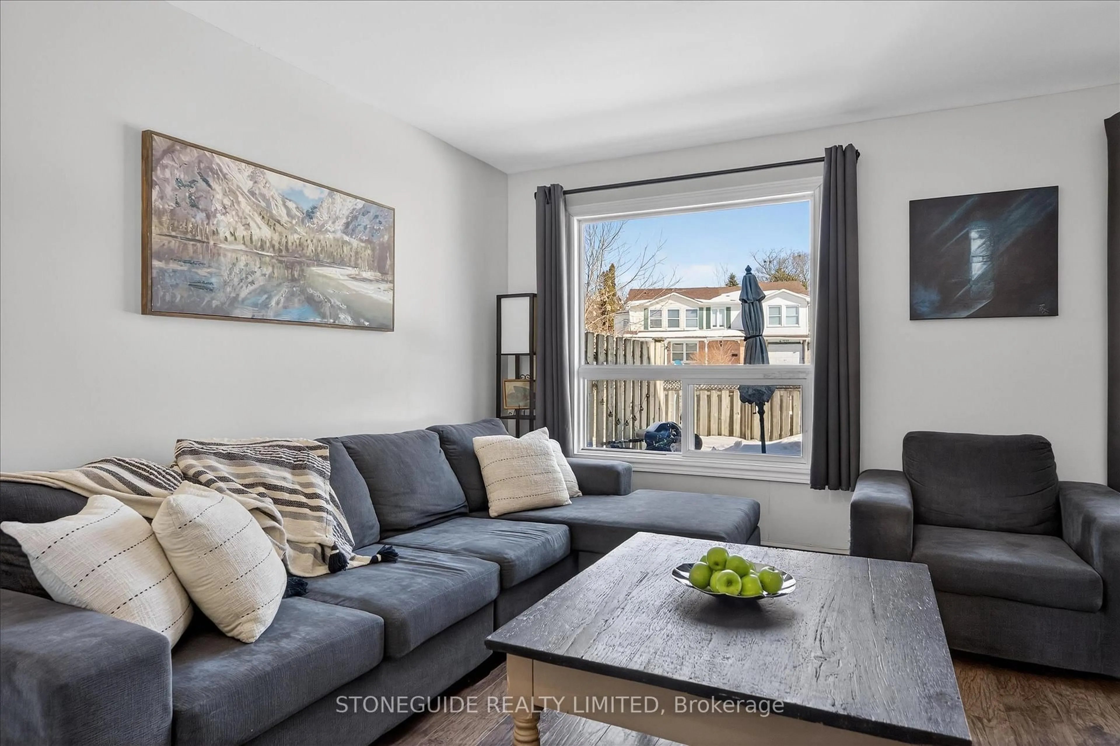 Living room with furniture, unknown for 2650 Marsdale Dr #503, Peterborough Ontario K9L 1Y2