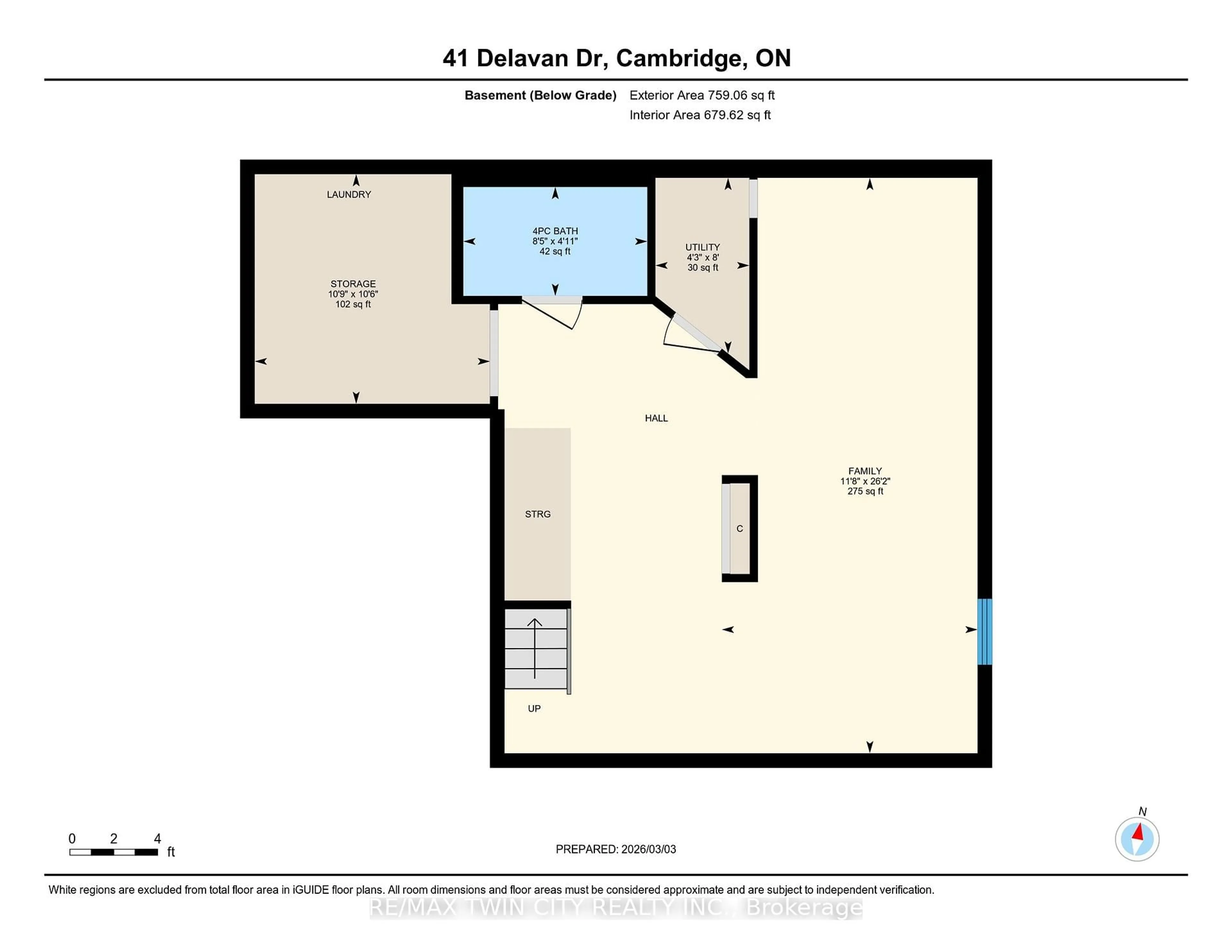 Floor plan for 41 Delavan Dr, Cambridge Ontario N1S 4R4