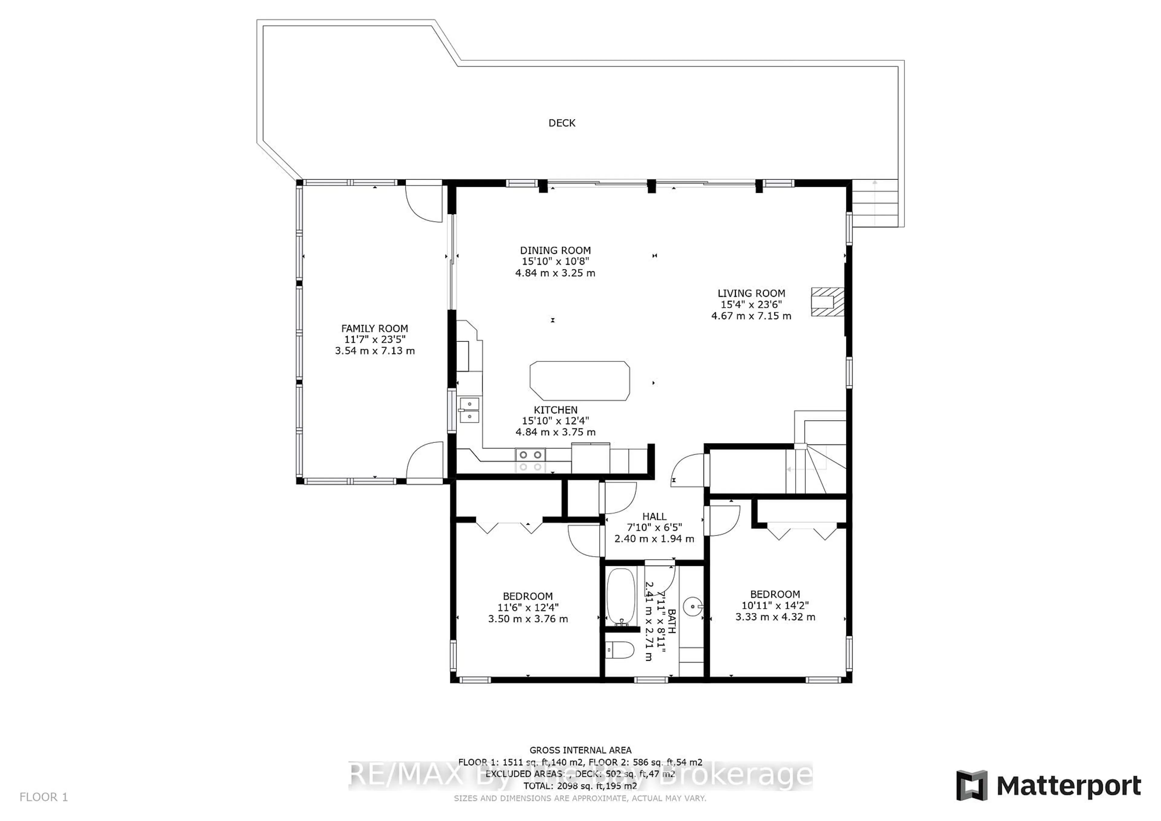 Floor plan for 17470 Georgian Bay Shore, Georgian Bay Ontario P0E 1E0