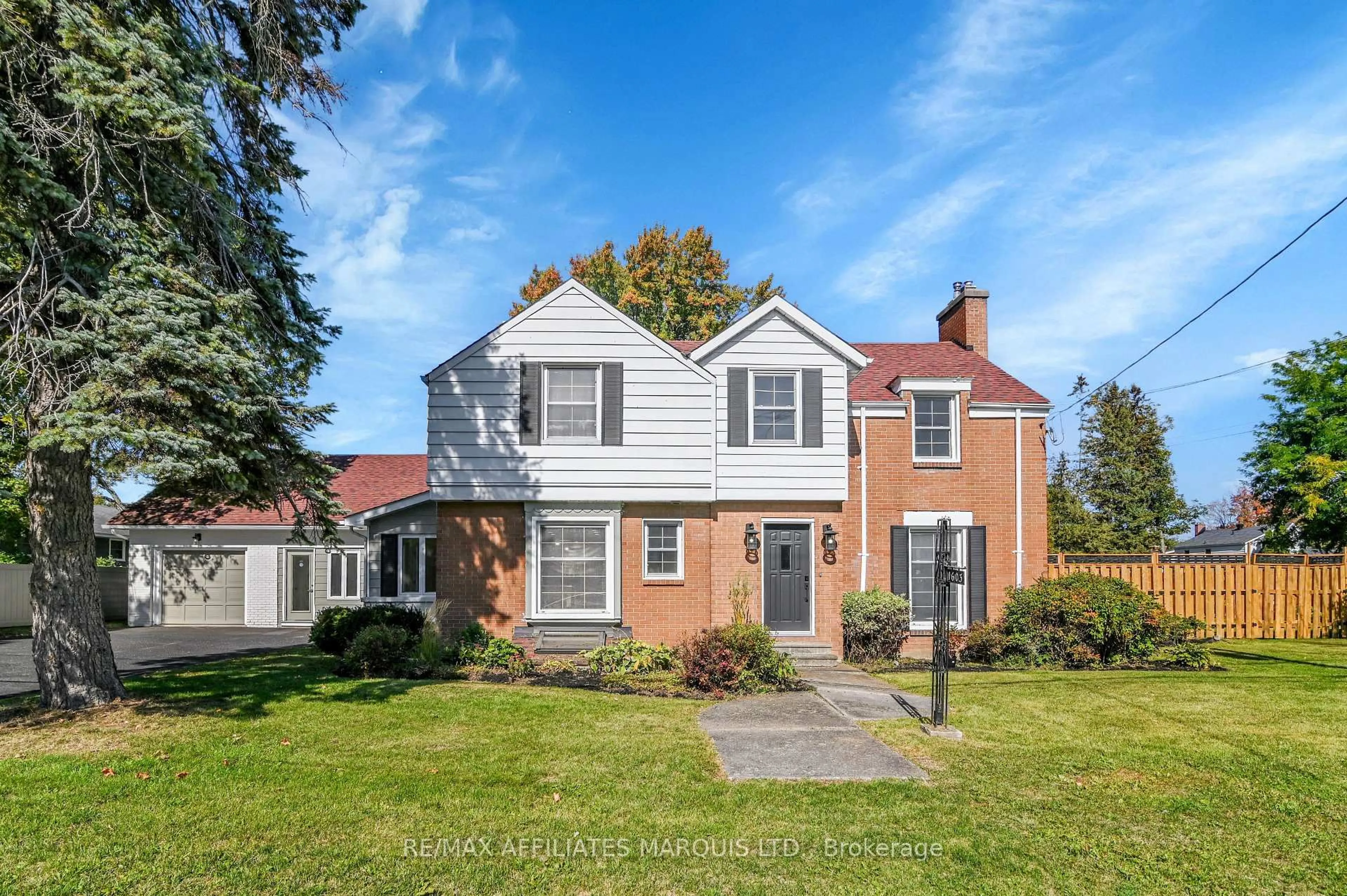 Home with brick exterior material, street for 1603 Peter St, Cornwall Ontario K6J 1W7