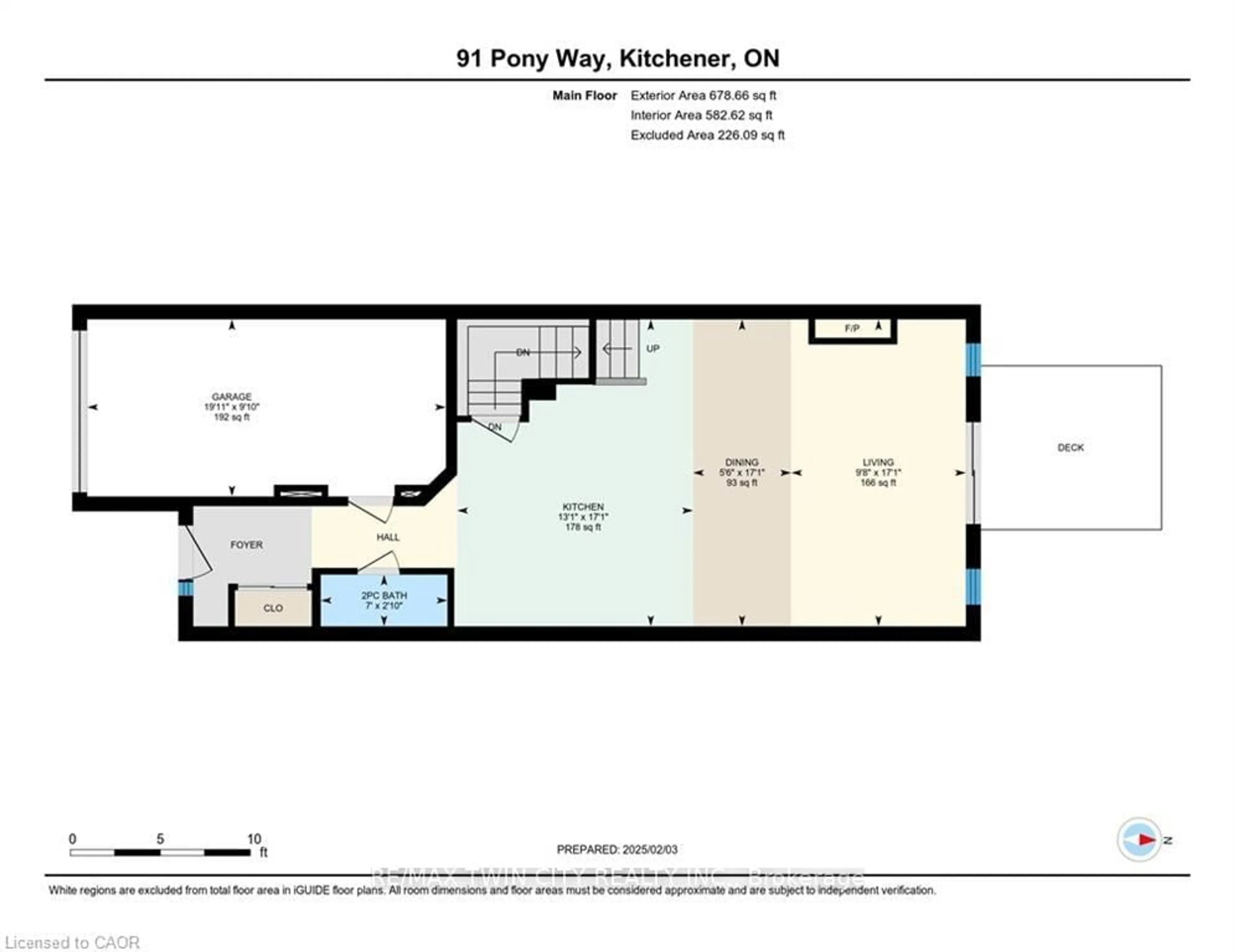 Floor plan for 91 Pony Way, Kitchener Ontario N0B 2E0
