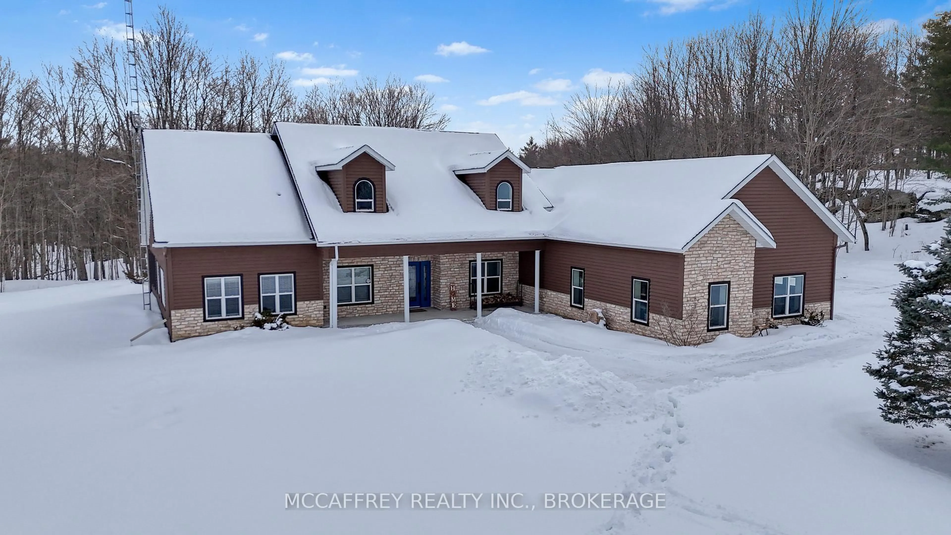 A pic from outside/outdoor area/front of a property/back of a property/a pic from drone, mountain view for 5638 Battersea Rd, Battersea Ontario K0H 1H0