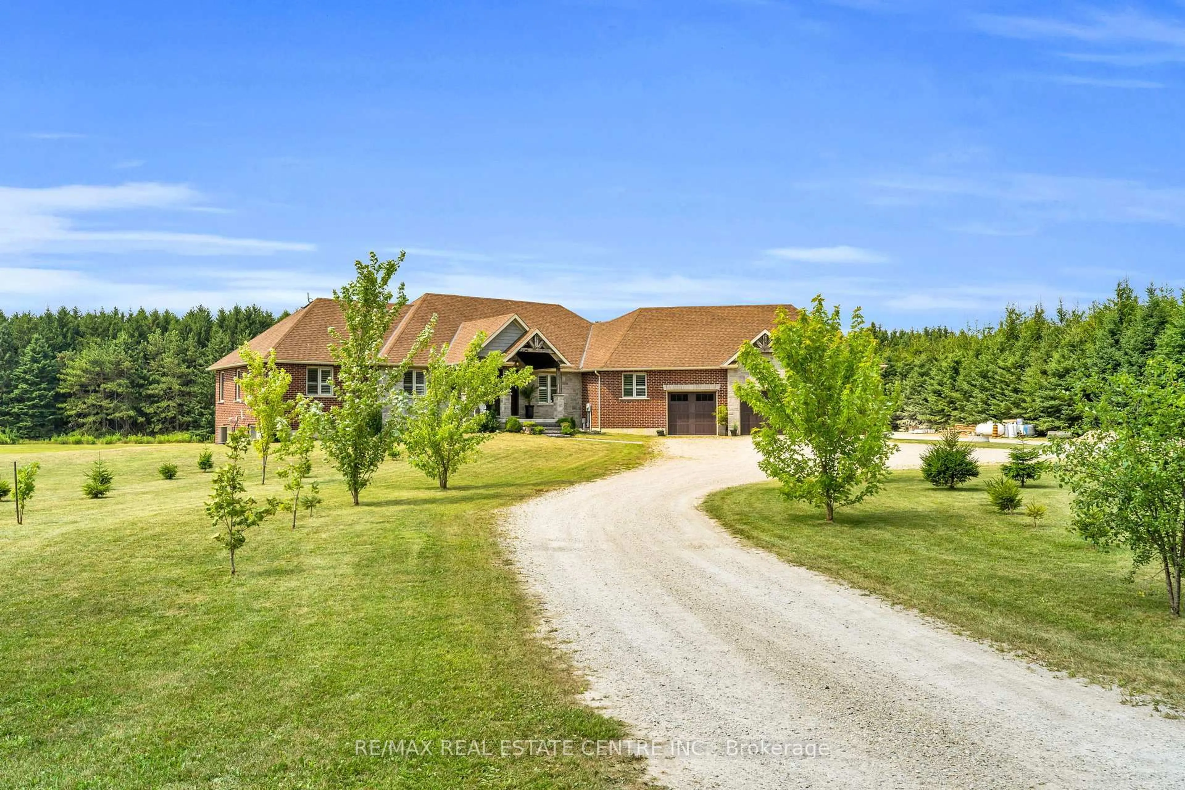 A pic from outside/outdoor area/front of a property/back of a property/a pic from drone, street for 023181 Erin East Garafraxa Townline, East Garafraxa Ontario L9W 7G8