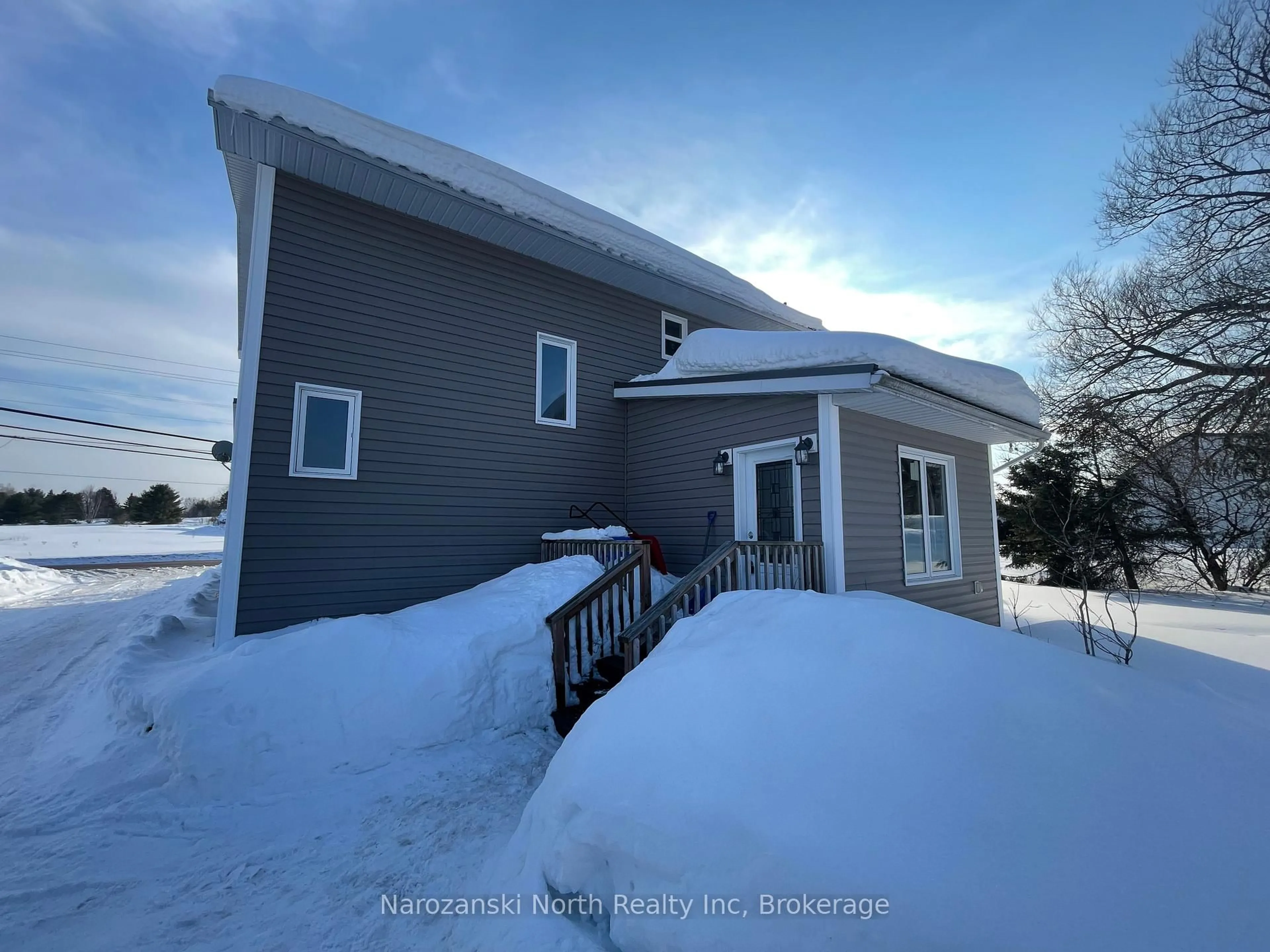 A pic from outside/outdoor area/front of a property/back of a property/a pic from drone, building for 701 Highway 64, French River Ontario P0M 1A0