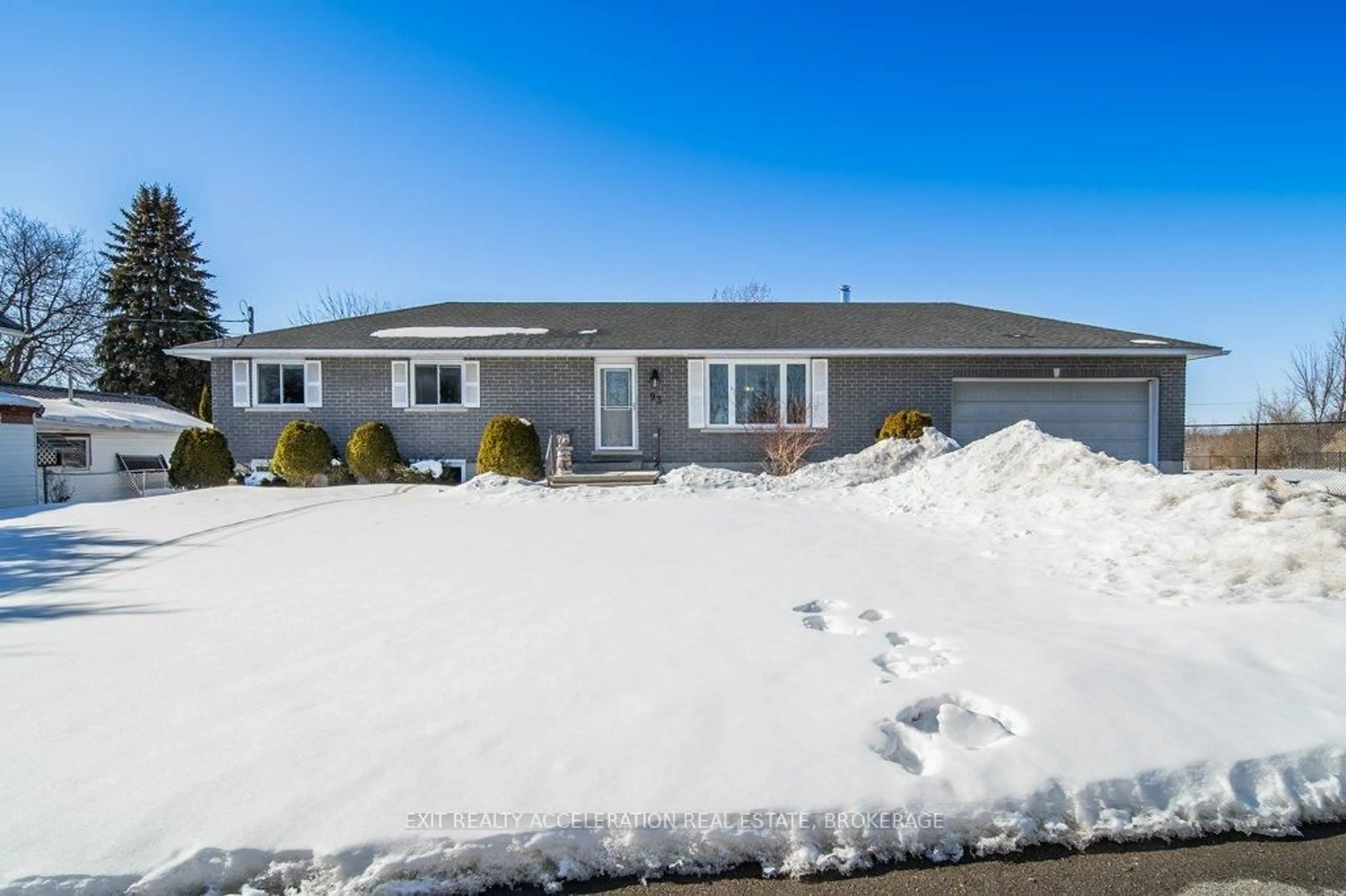 Home with vinyl exterior material, street for 93 Henry St, Greater Napanee Ontario K7R 3A6