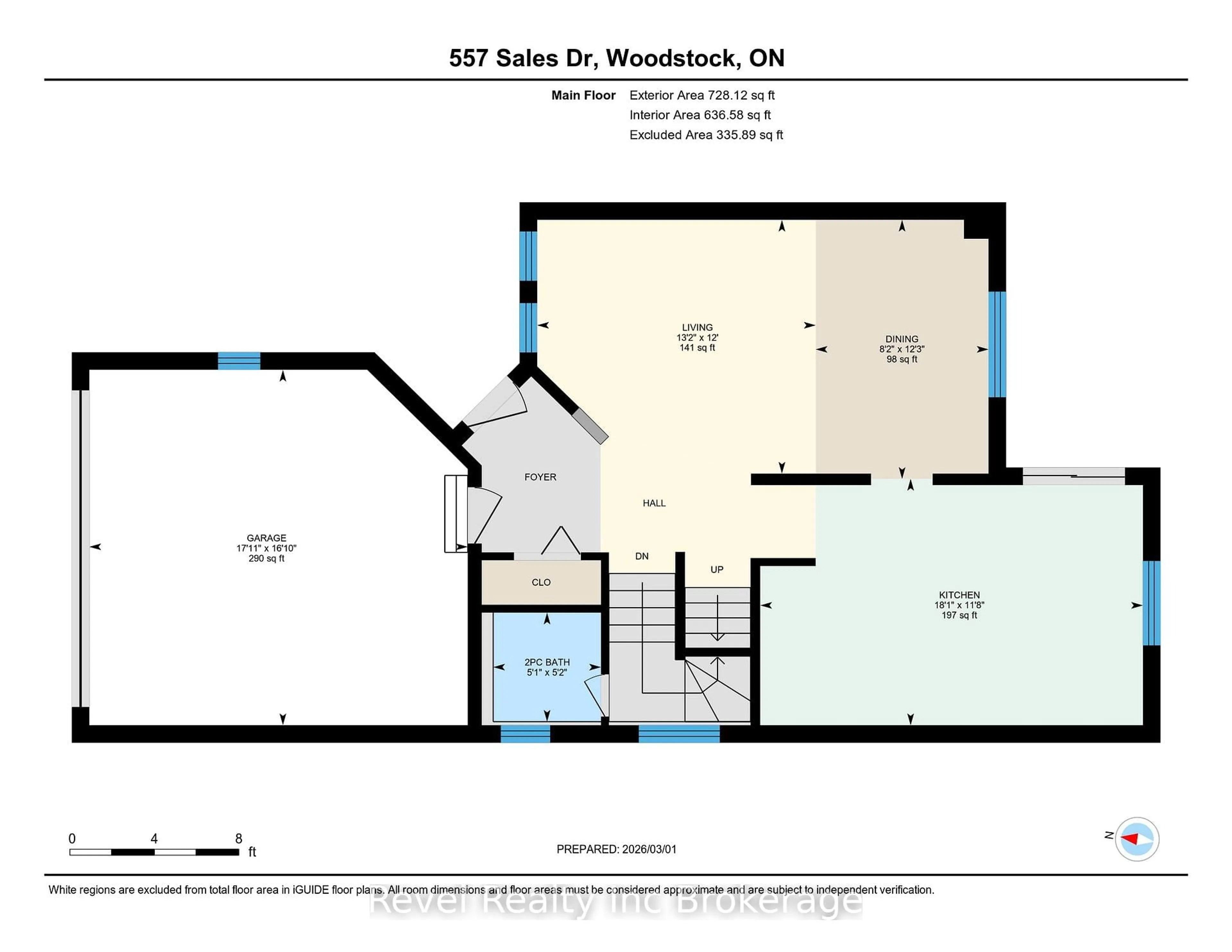 Floor plan for 557 Sales Dr, Woodstock Ontario N4S 9A1