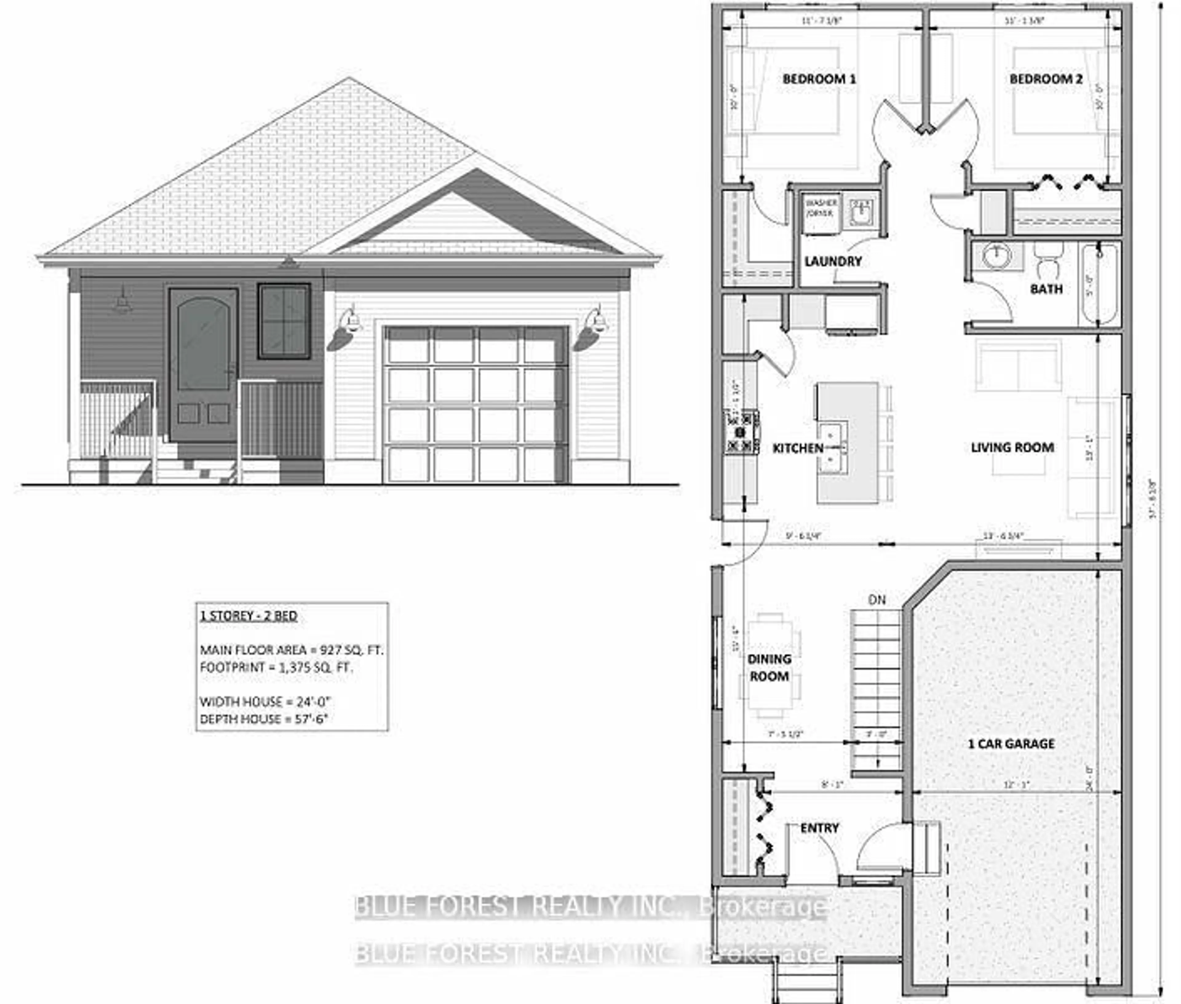 Floor plan for LOT 39 STELLA Ave, Southwest Middlesex Ontario N0L 1M0