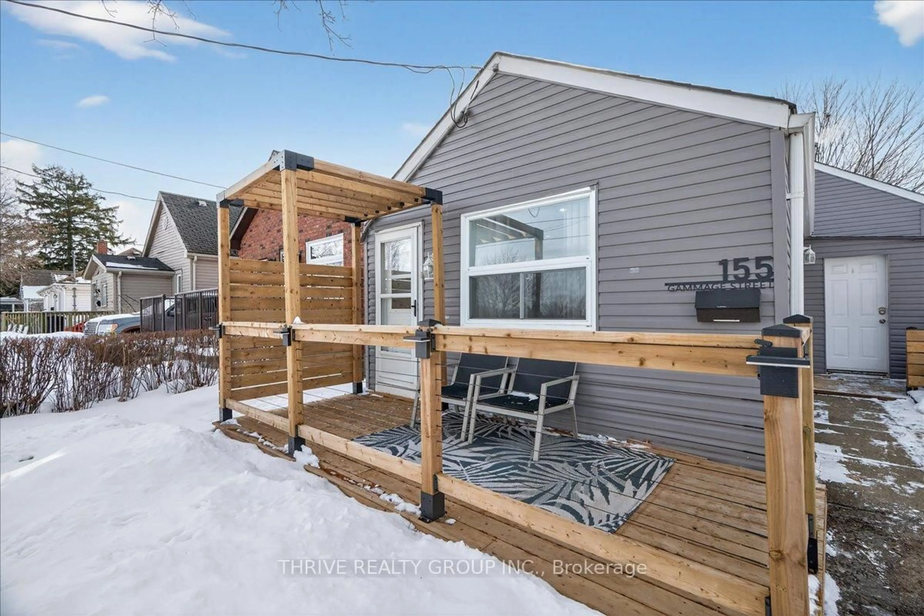 Patio, street for 155 Gammage St, London East Ontario N5Y 2B2